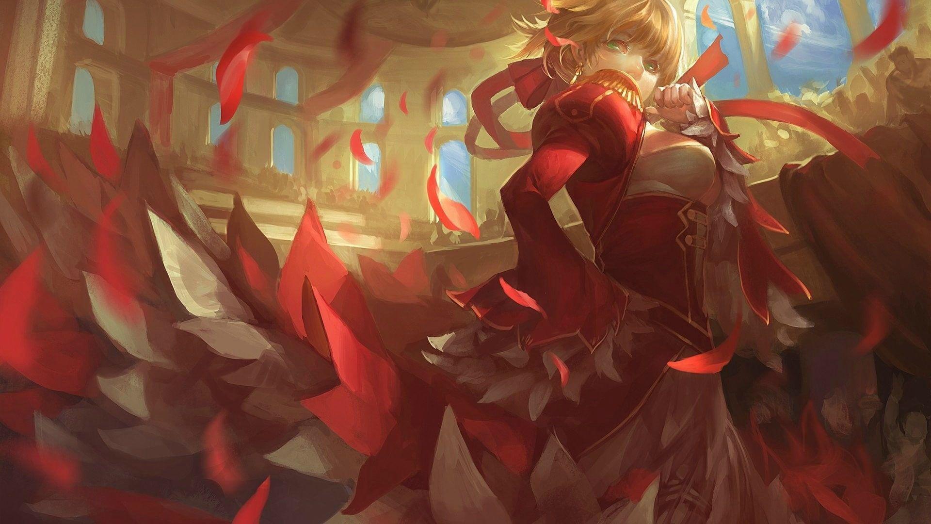 1920x1080 Fate Series #Fate Extra Nero Claudius Saber (Fate Series) P #wallpaper #hdwallpaper #desktopp