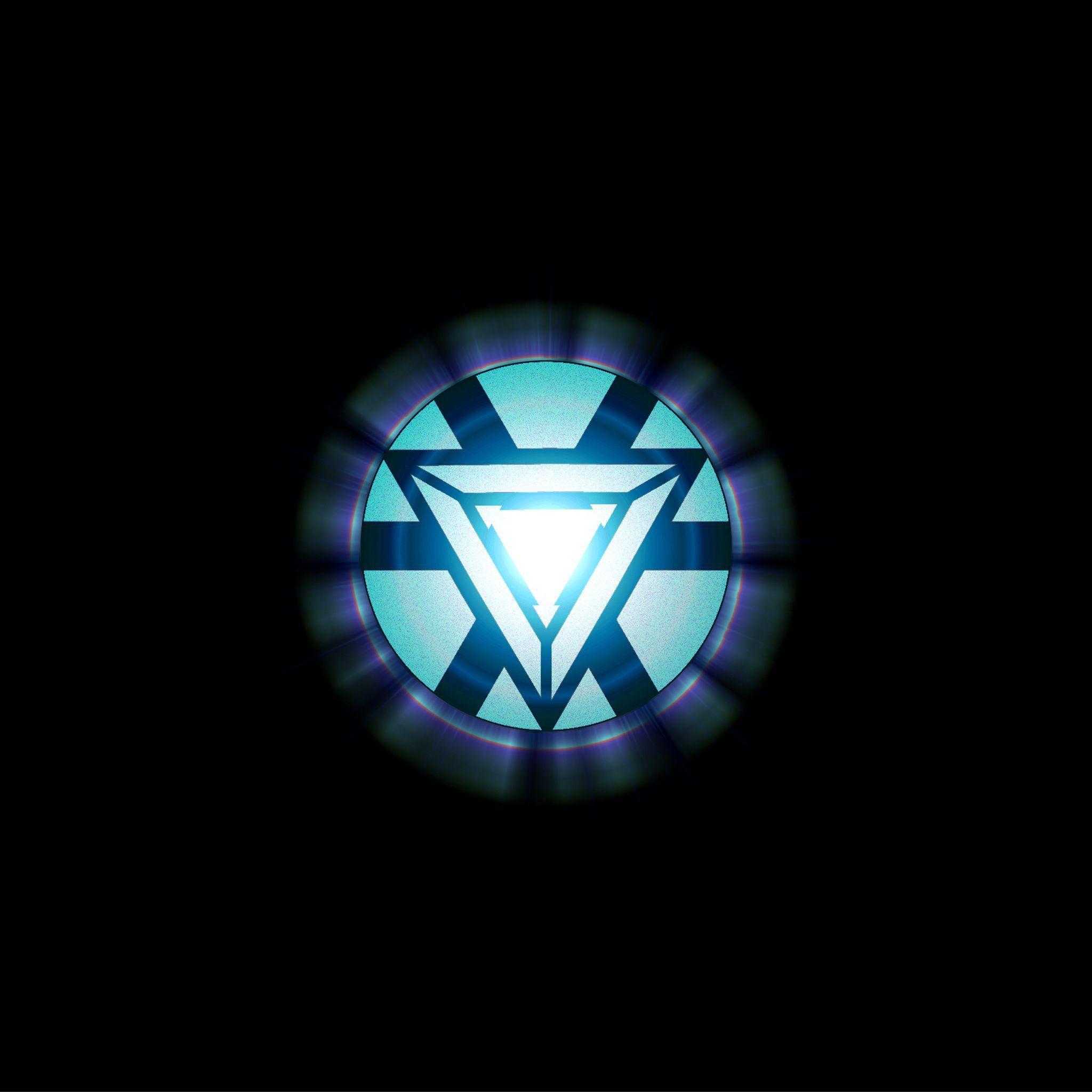 2048x2048 Iron Man Arc Reactor Amoled Wallpaper