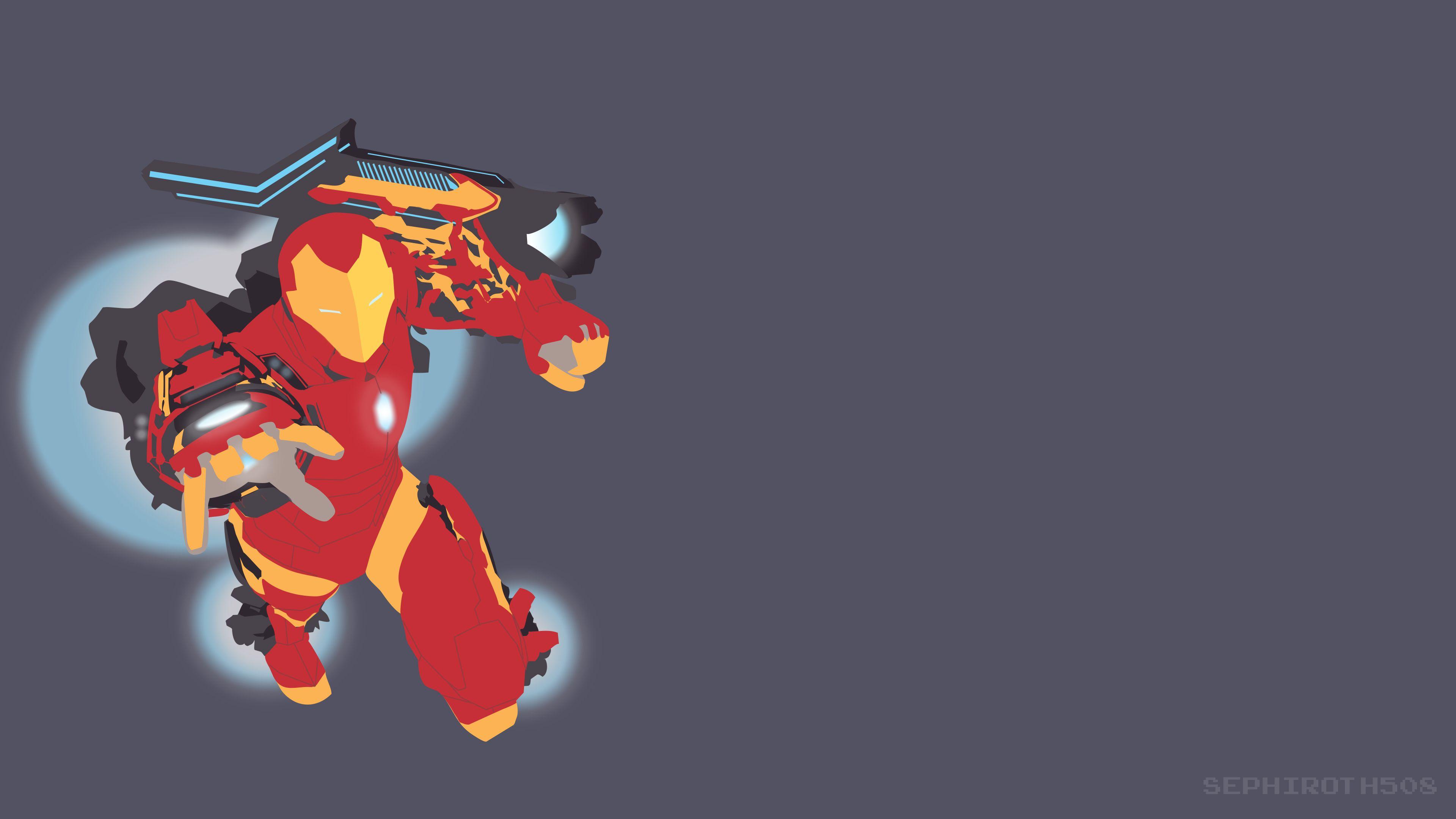3840x2160 Iron Man Vector 5k, HD Superheroes, 4k Wallpaper, Image, Background, Photo and Picture