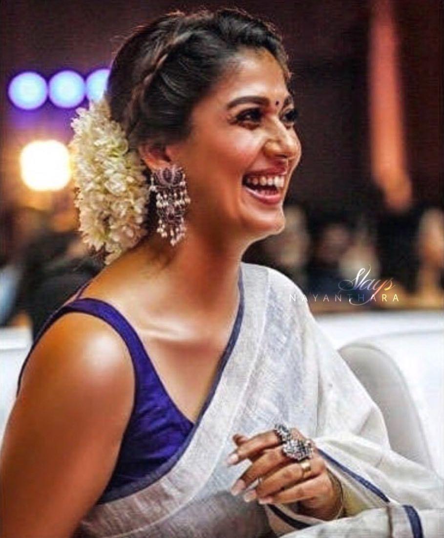 909x1101 Tamil Thani oruvan Naanum Rowdy Dhan Block busters both #Nayanthara YearsOfNayanism”. Saree hairstyles, Indian wedding hairstyles, Indian hairstyles