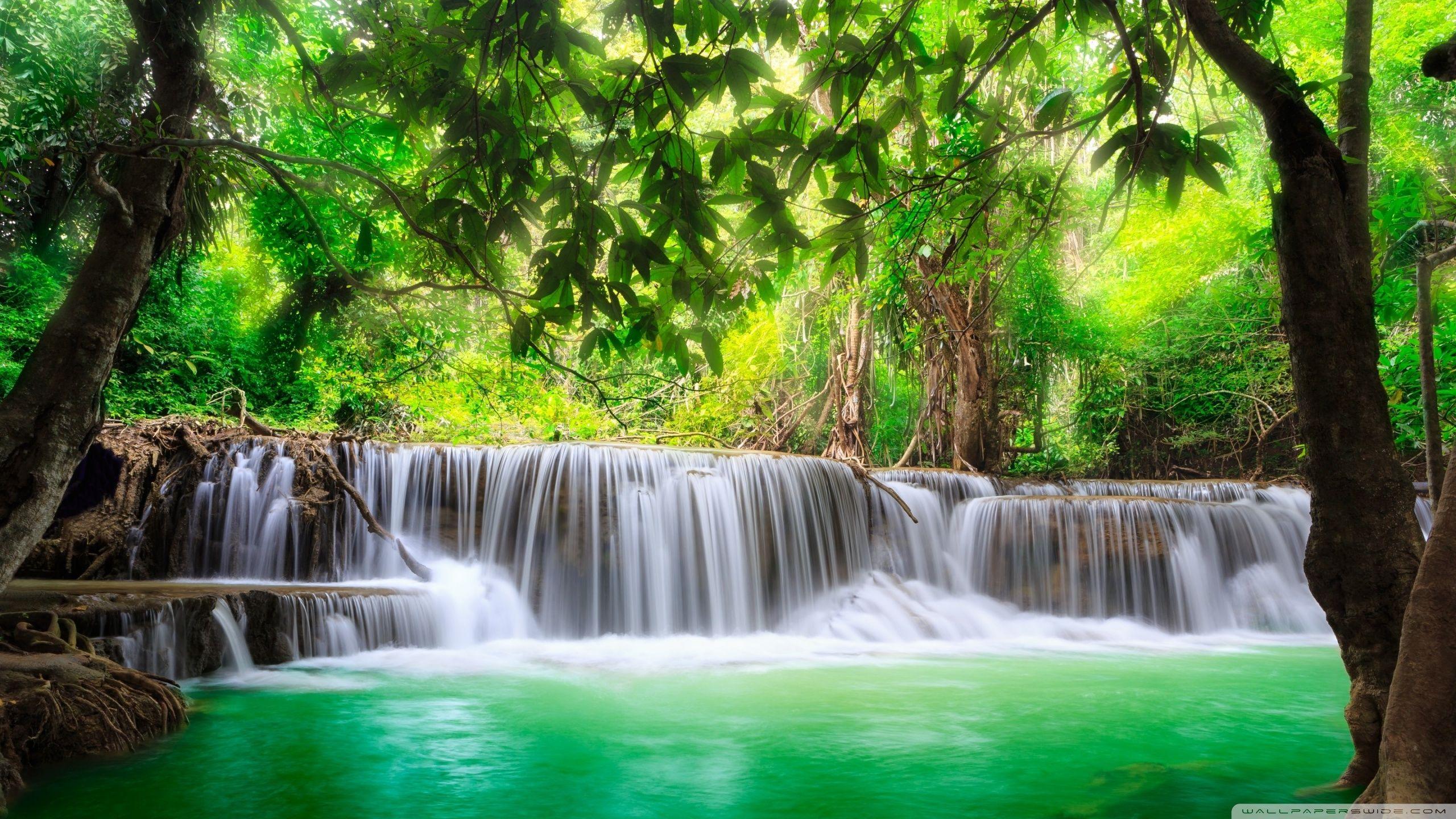 Waterfalls Wallpaper - Eco Friendly Materials - Photo Wallpaper