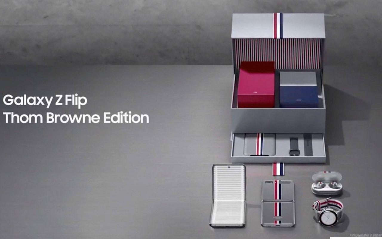 1280x800 Samsung Galaxy Z Flip Thom Browne leaked before official launch