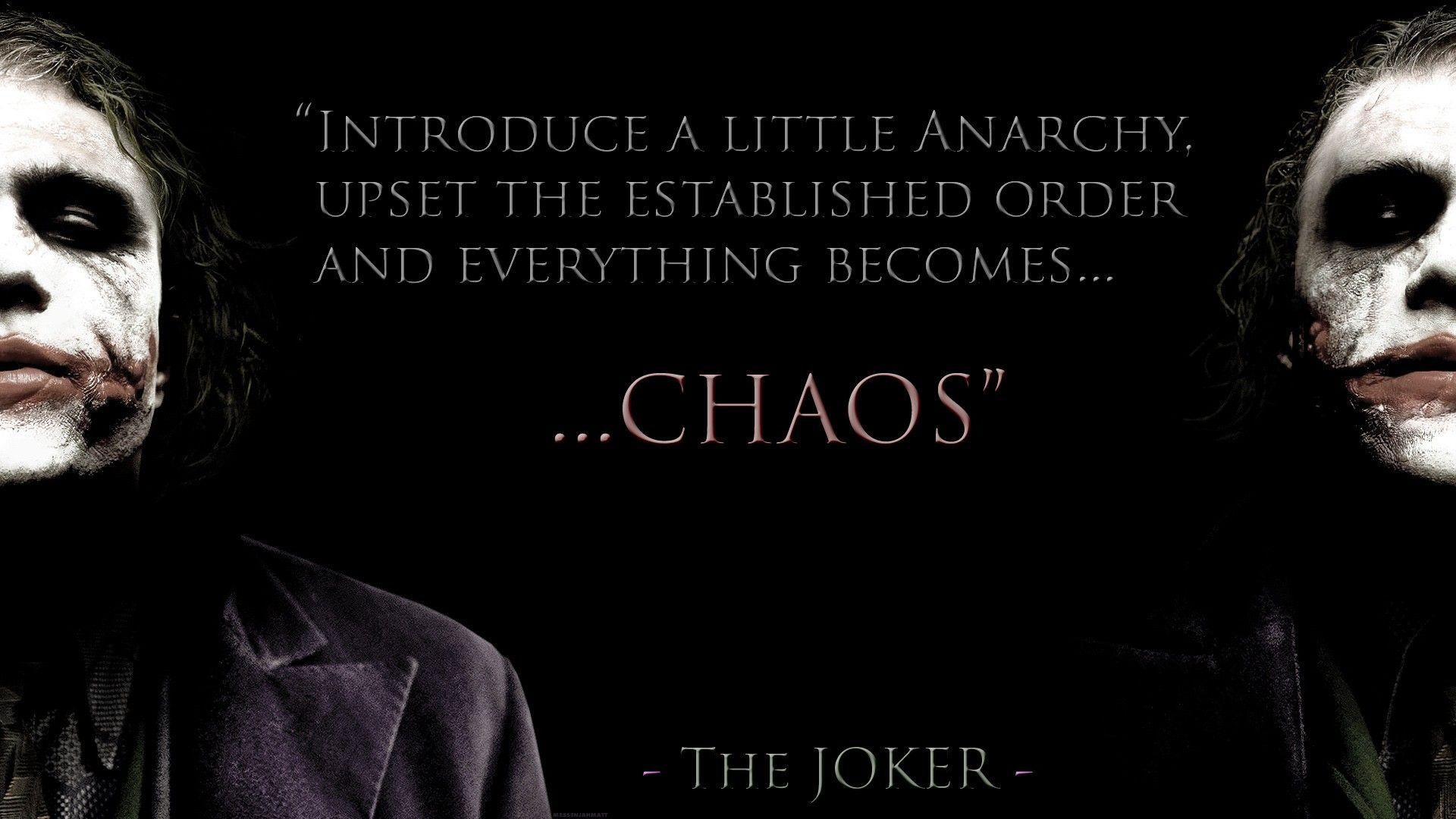 1920x1080 quotes, The Joker, Batman The Dark Knight wallpaper