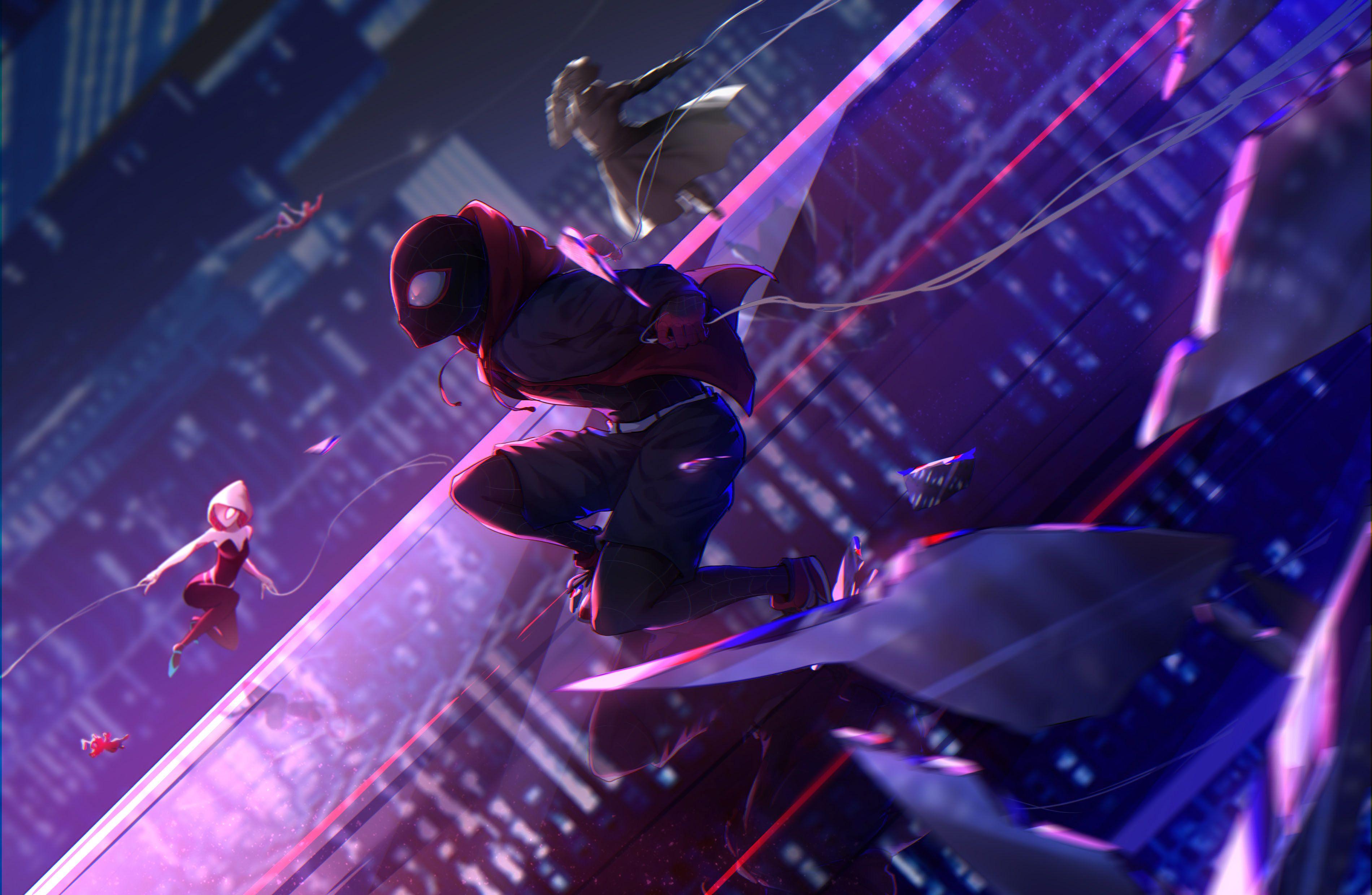 3800x2480 Spider Verse Universe 5k, HD Superheroes, 4k Wallpaper, Image, Background, Photo and Picture