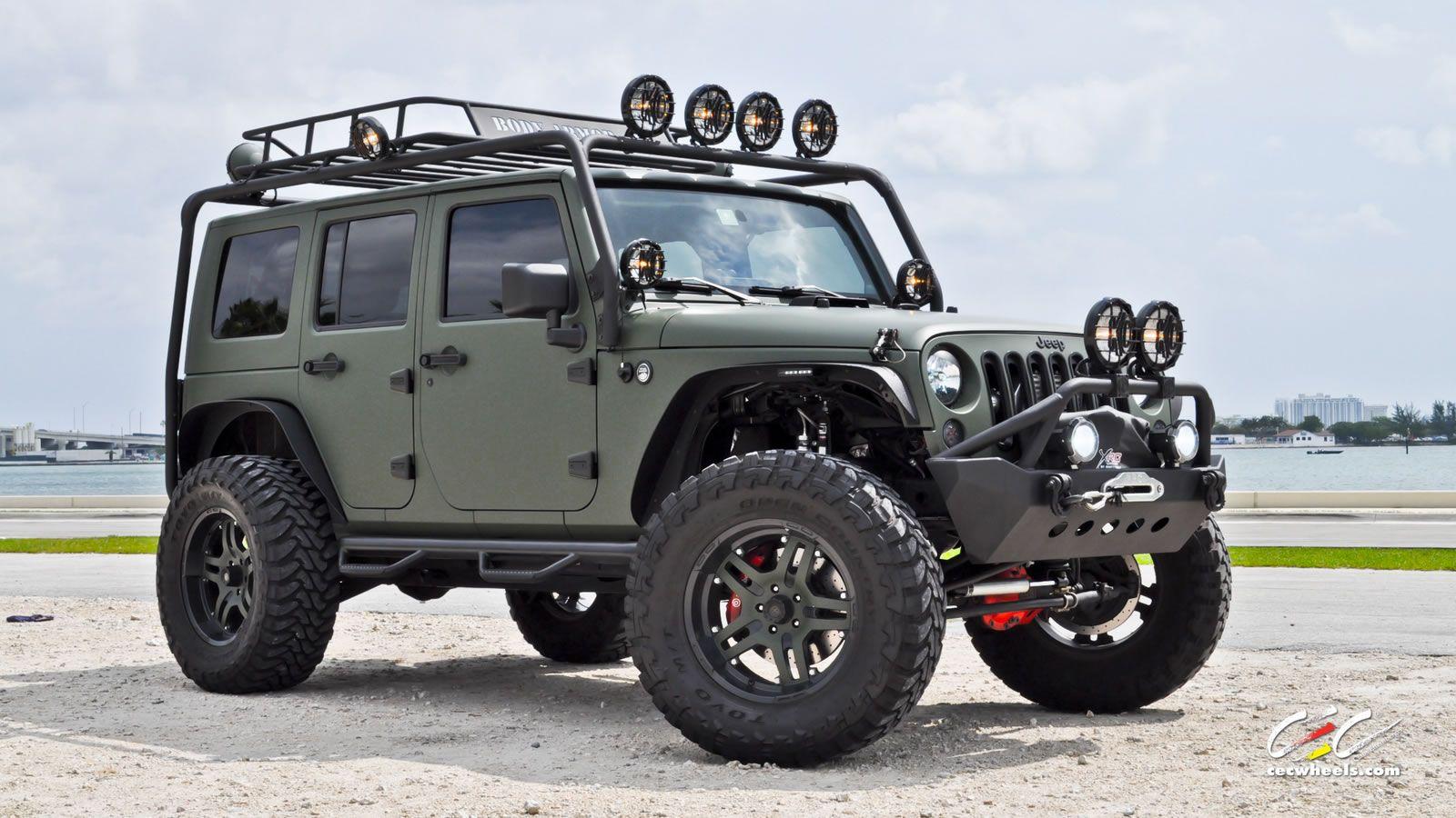 1600x900 Custom Jeep Wrangler Wallpaper