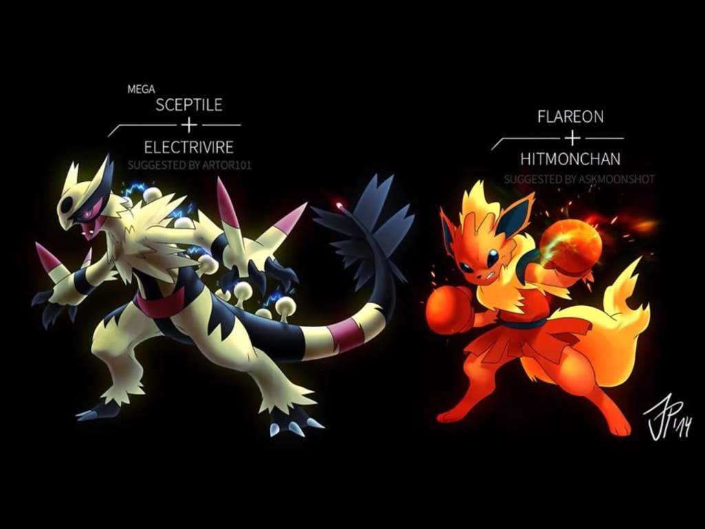 1024x768 Pokemon Fusion Wallpaper