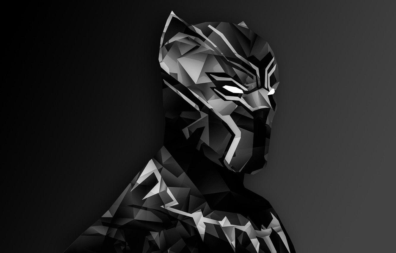 1332x850 Wallpaper Marvel, digital art, suit, Black Panther, helm, T`Challa image for desktop, section рендеринг