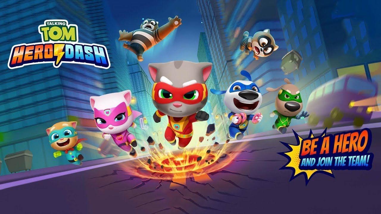 1280x720 HIGHEST SCORE EVER. TALKING TOM HERO DASH. FUNNY GAMEPLAY. Talking tom, News games, Toms