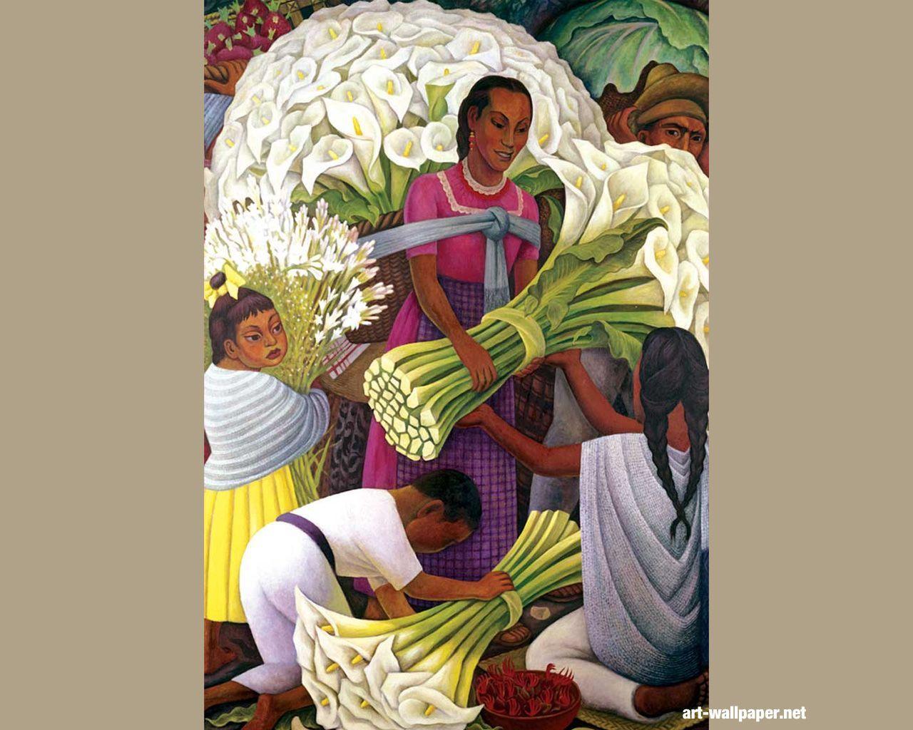 1280x1024 Diego Rivera. Diego rivera art, Art, Mexican art