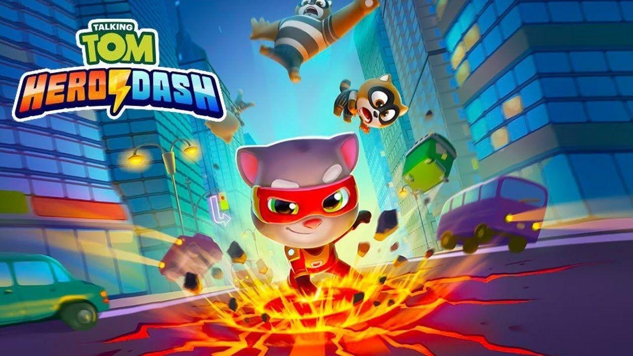 1280x720 Download Talking Tom Hero Dash for PC and Laptop