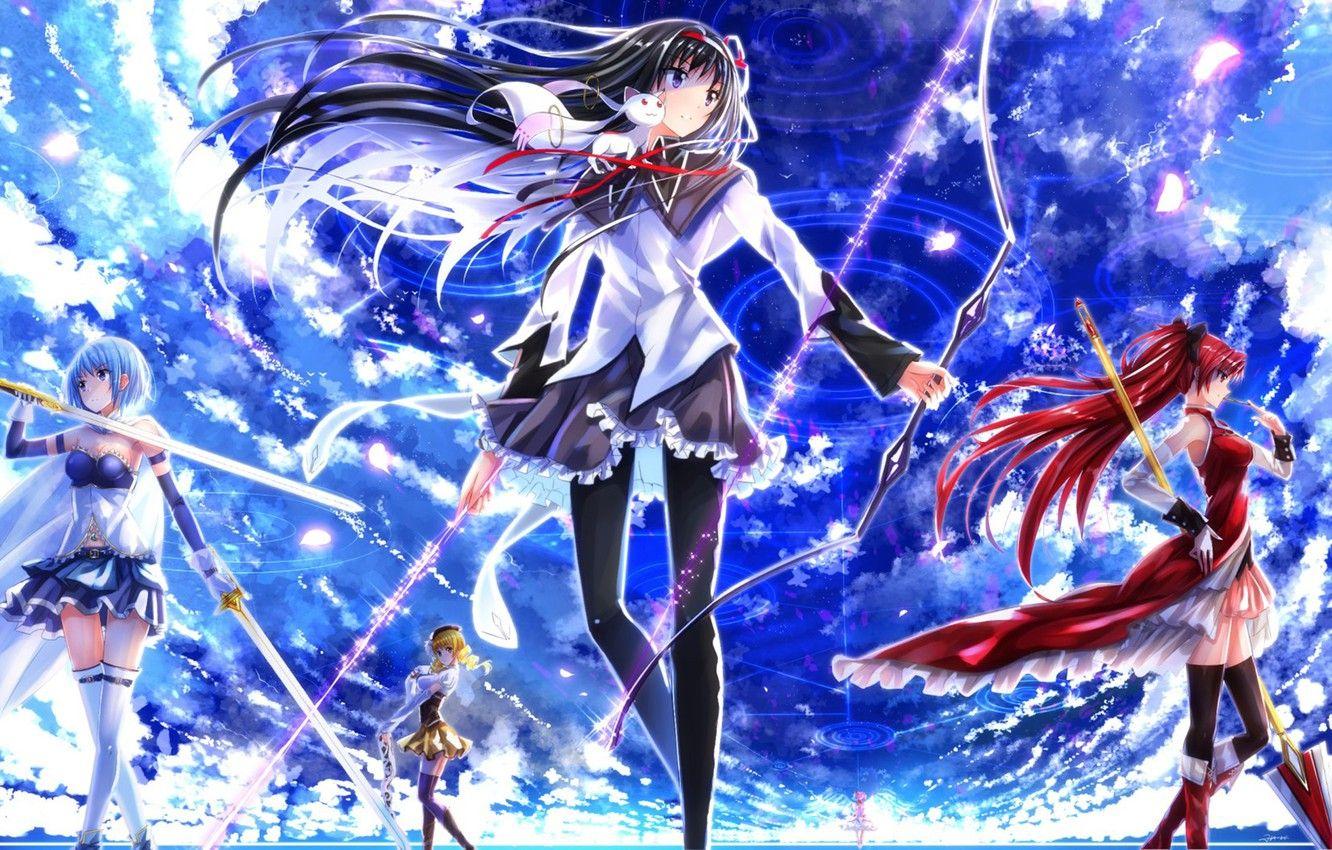 1332x850 Wallpaper Anime, homura akemi, madoka .anime.