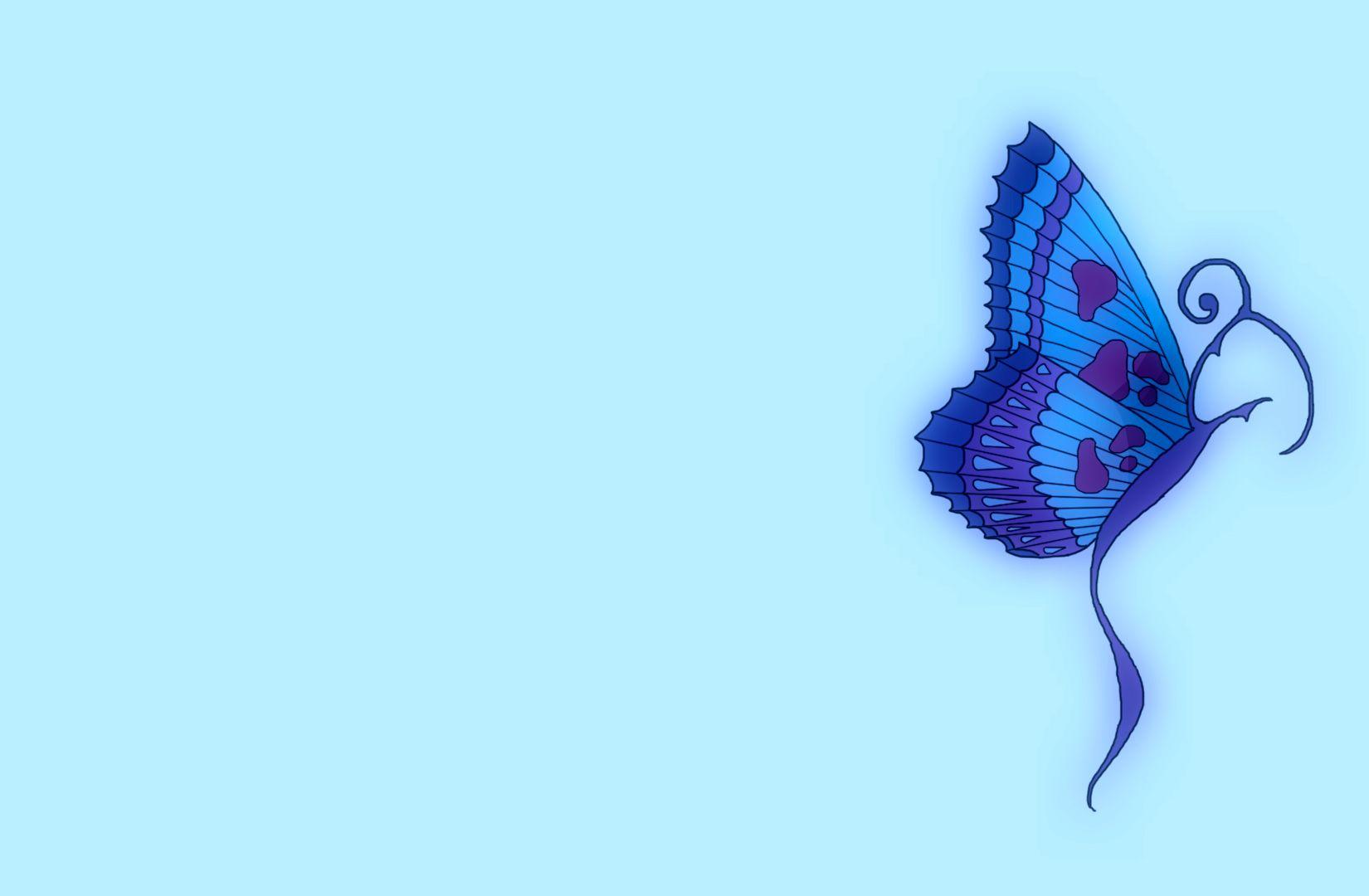 Hình nền con bướm 1650x1080 HD: Hình nền con bướm xanh