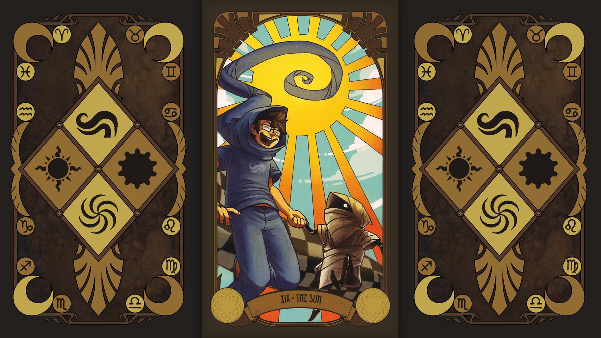 1920x1080 Took the time to scan in all the Homestuck Tarot Cards and make wallpaper out of them. Figured some of you might appreciate it as well