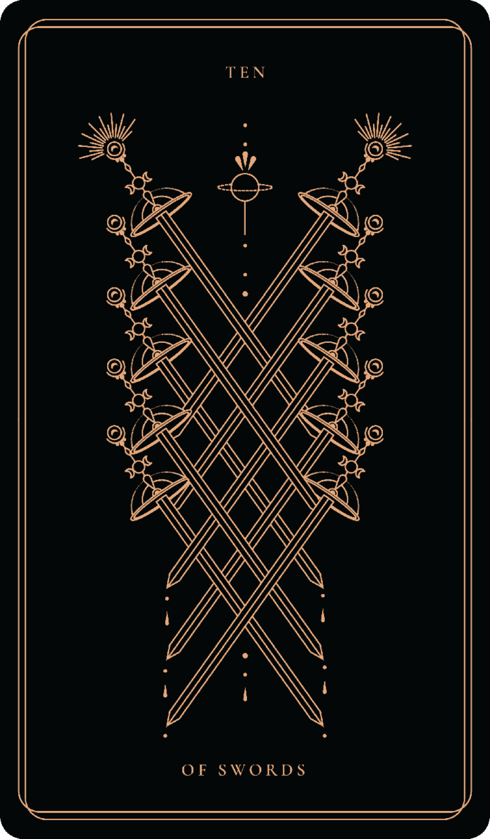 700x1199 Ten Of Swords. Soul cards, Tarot cards art, Tarot cards