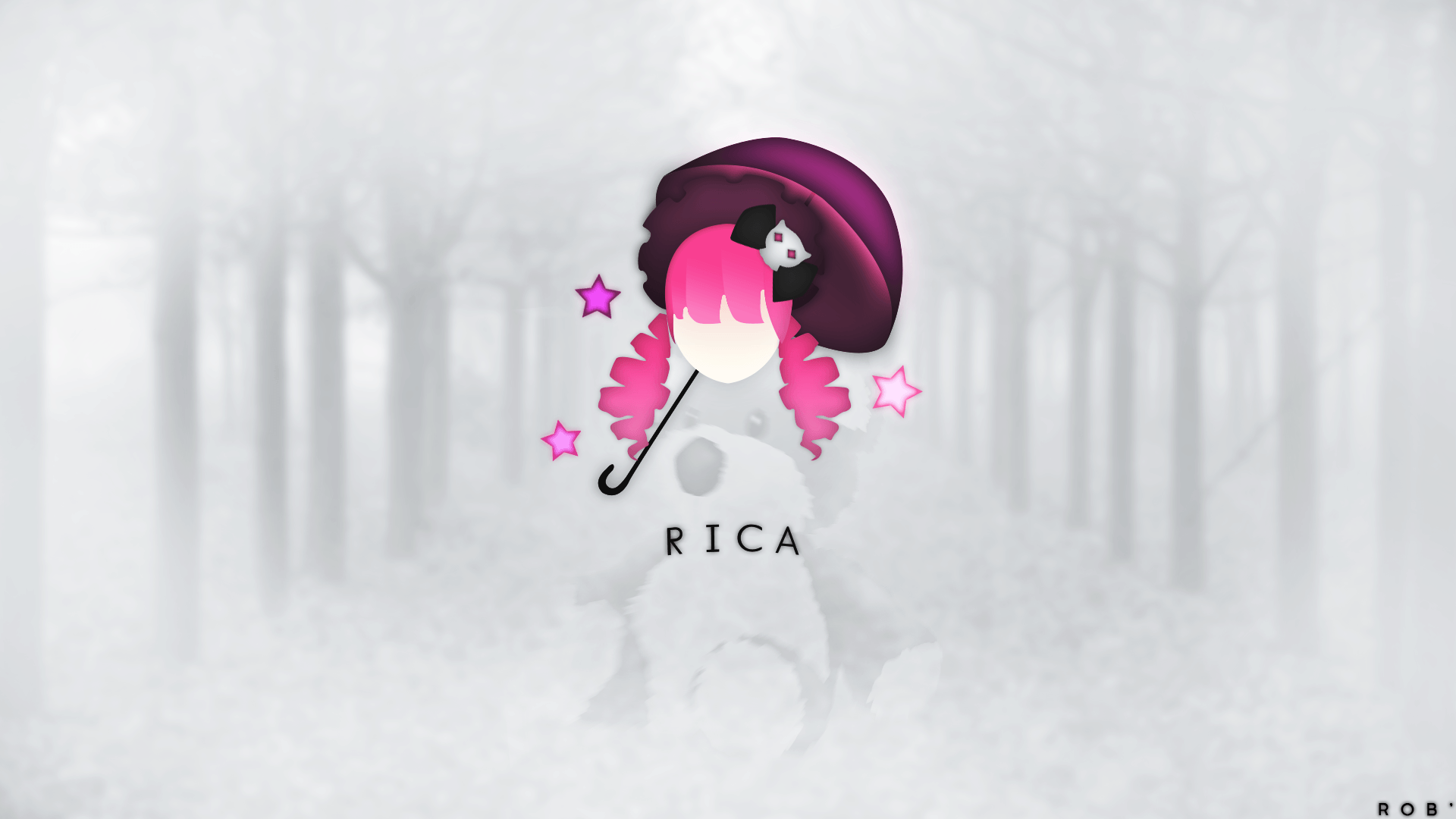 1920x1080 Minimalist wallpaper : Rica ! (+ other OGs)