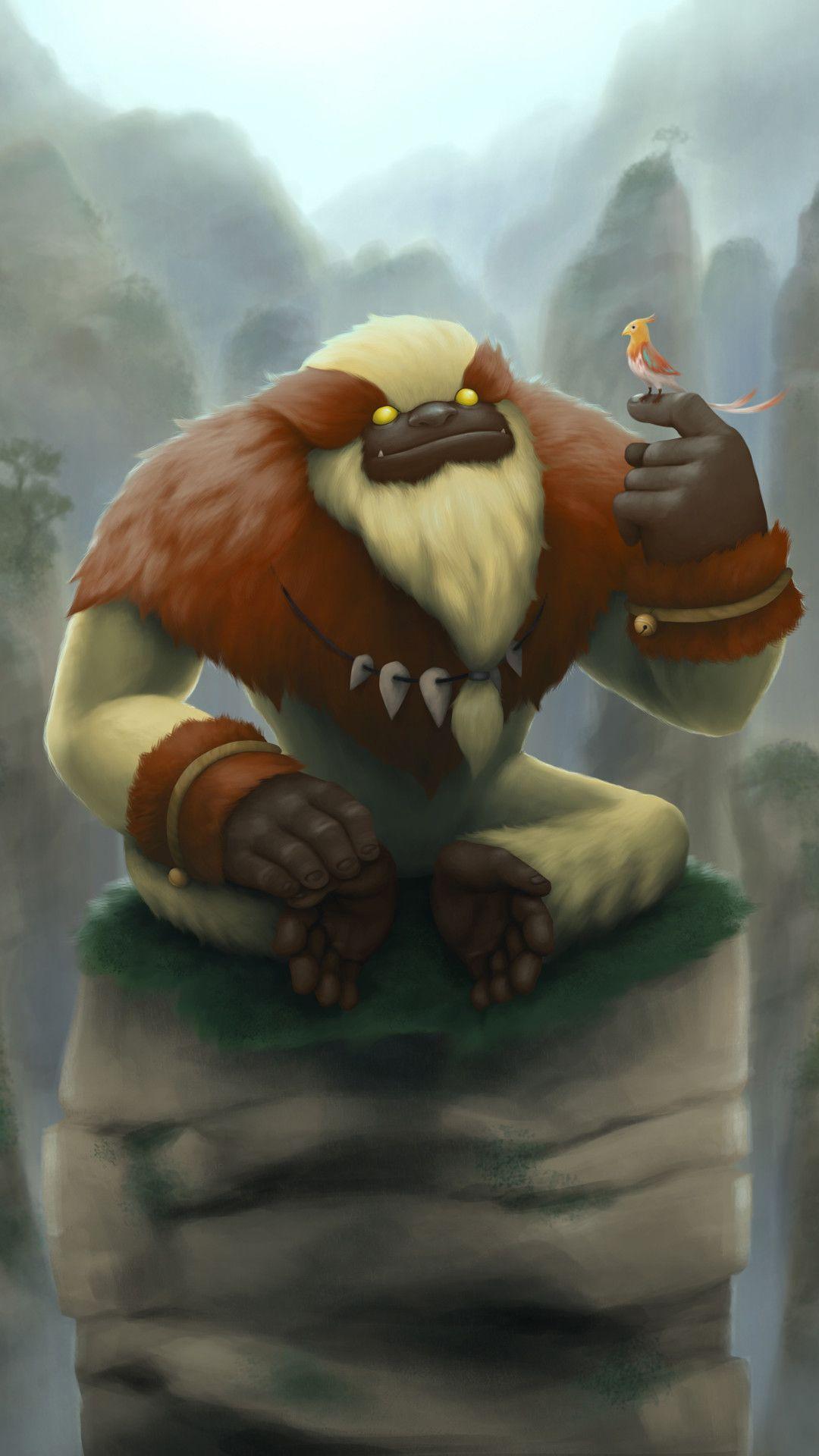 1080x1920 Summoners War Rakaja, Artmancer Imaginarium