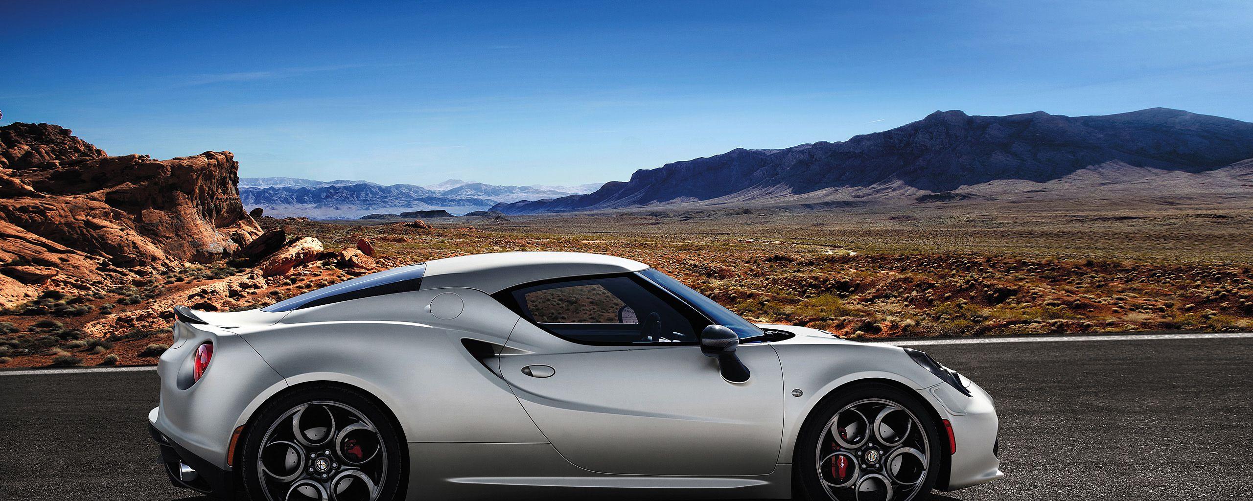 2560x1024 Download 2560x1024 wallpaper outdoor, sports car, alfa romeo 4c, dual wide, wide 21: widescreen, 2560x1024 HD image, background, 3772