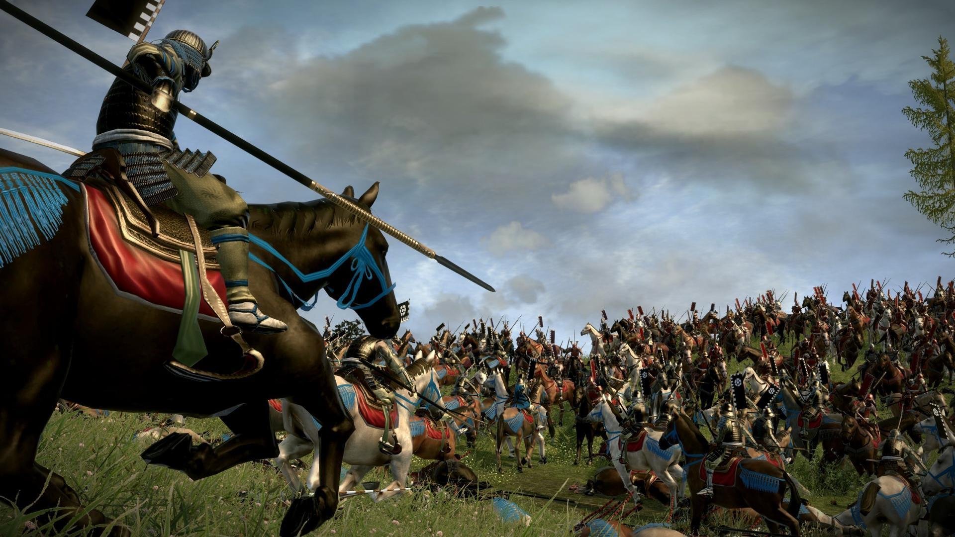 1920x1080 Samurai armor horses battles shogun 2 force wallpaper