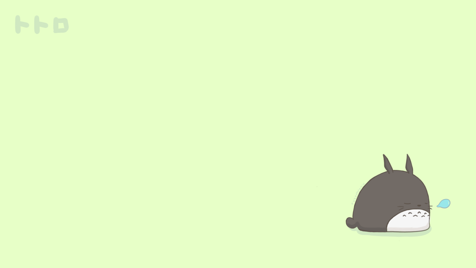 Baby Totoro Wallpapers - Top Free Baby Totoro Backgrounds - WallpaperAccess