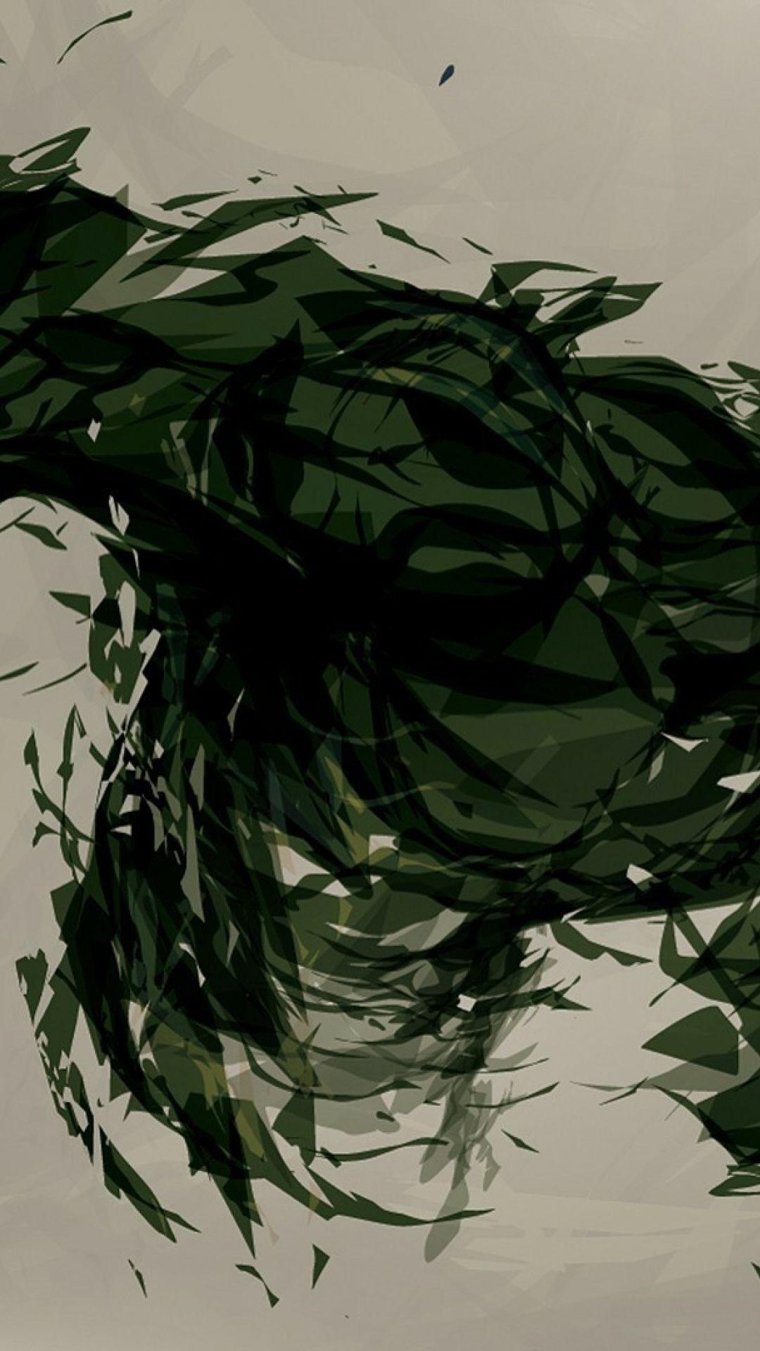 1080x1920 Incredible Hulk Abstract Art HD Wallpaper