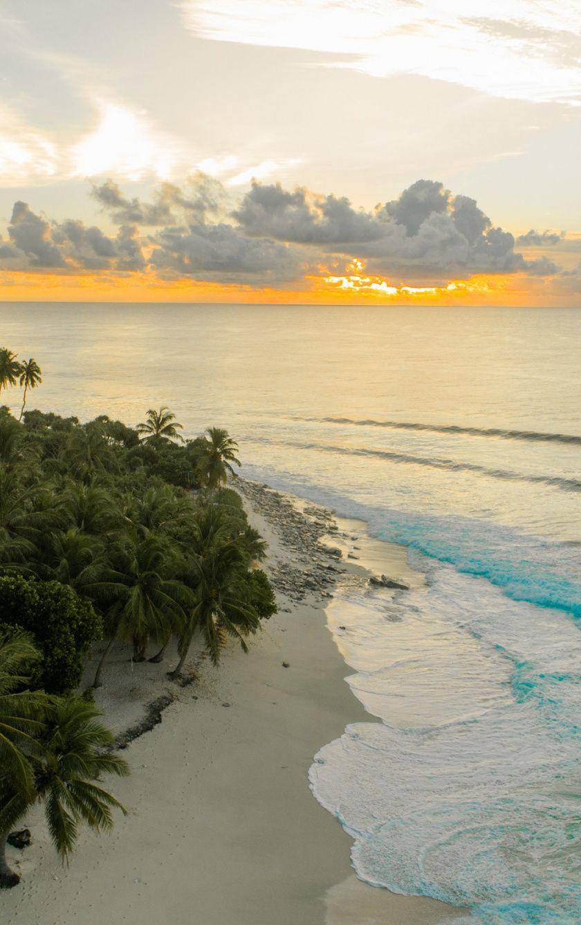 840x1336 Download Tropical beach, sunset, sunset, palm trees wallpaper, 840x iPhone iPhone 5S, iPhone 5C, iPod Touch