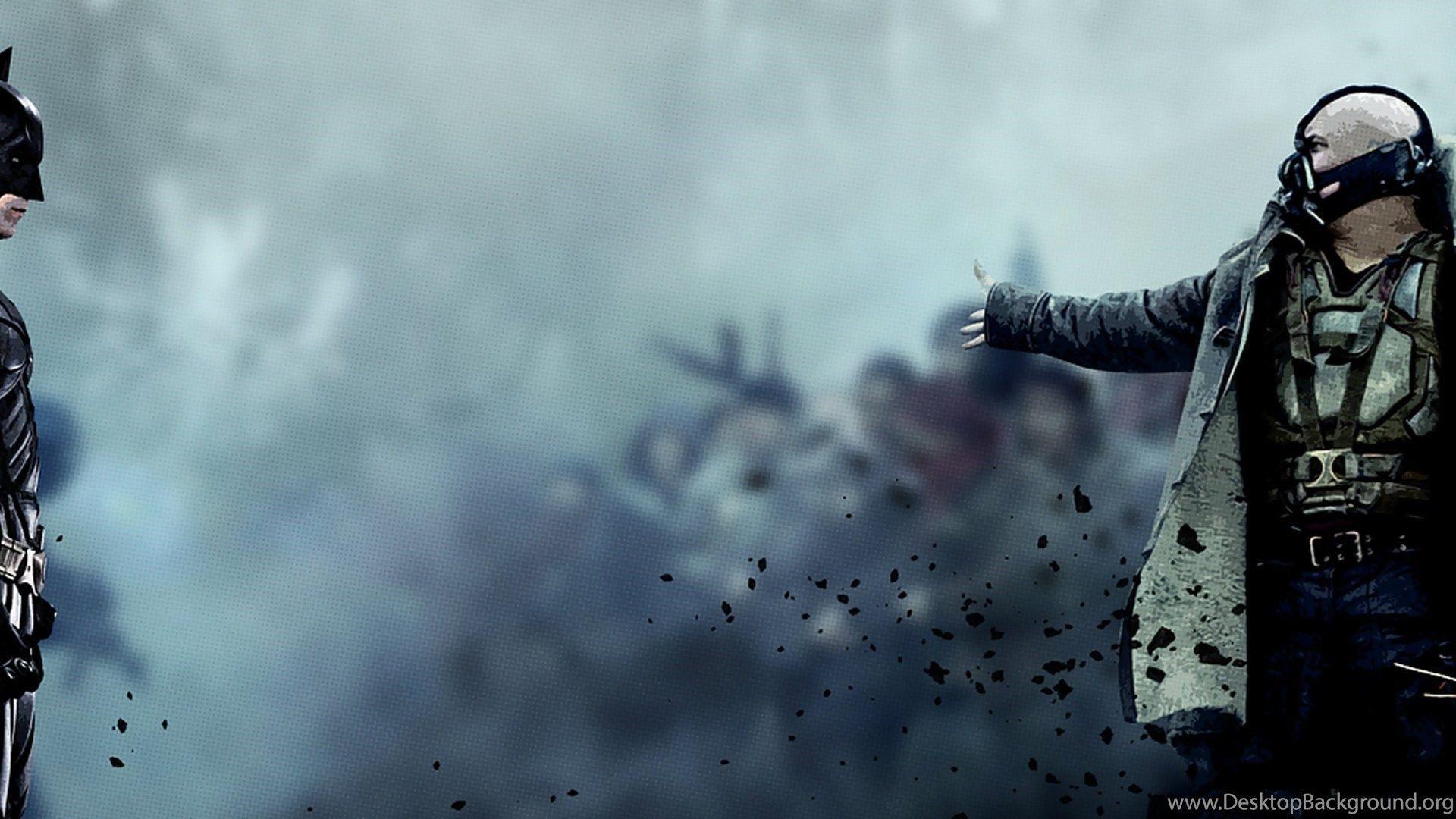 1920x1080 Batman Vs Bane Dual Screen Wallpaper Desktop Background
