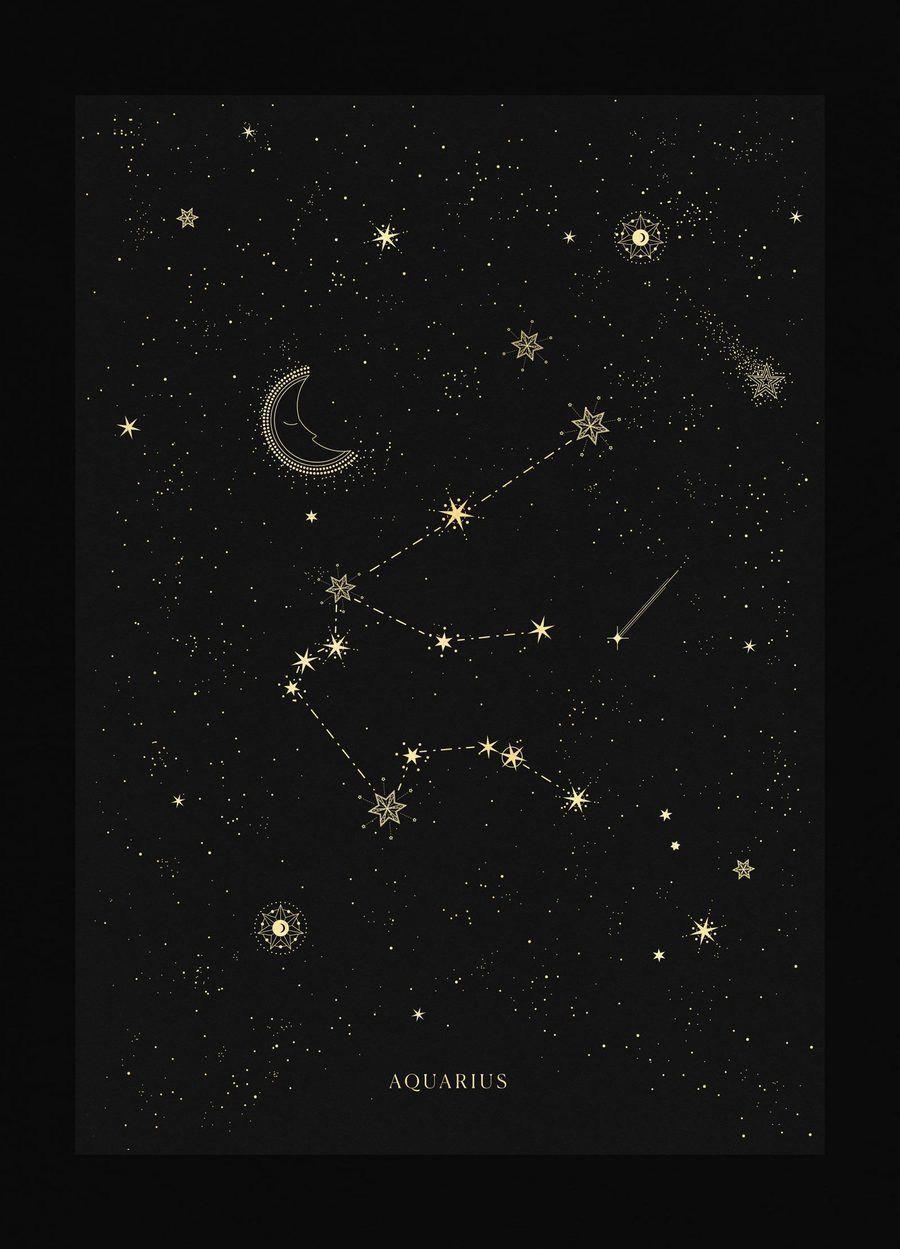 900x1249 Cocorrina. Aquarius constellation tattoo, Sagittarius constellation, Constellation art