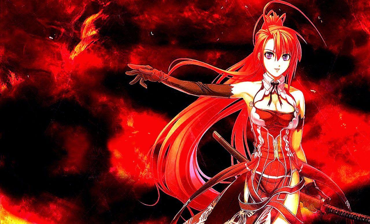 1280x774 Anime Girl Red Wallpaper HD. Background Wallpaper Gallery
