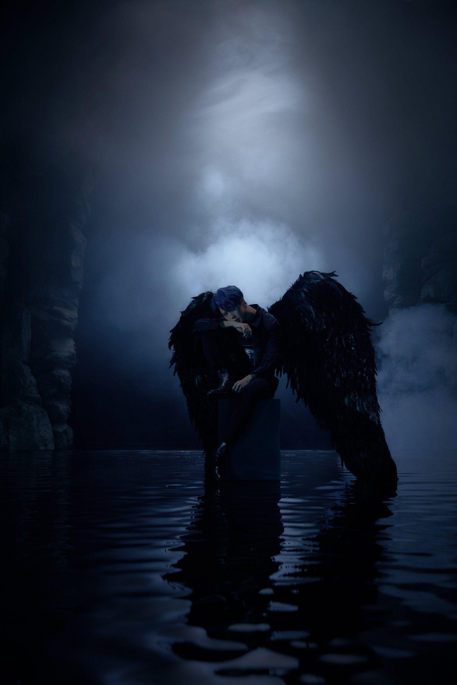 1500x2250 BTS Transforms Into Black Swans For “Map Of The Soul: 7” Concept Photo