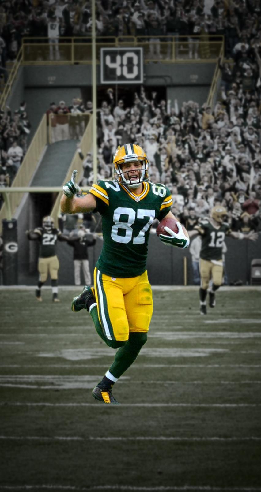852x1608 Obligatory Jordy Nelson iPhone wallpaper