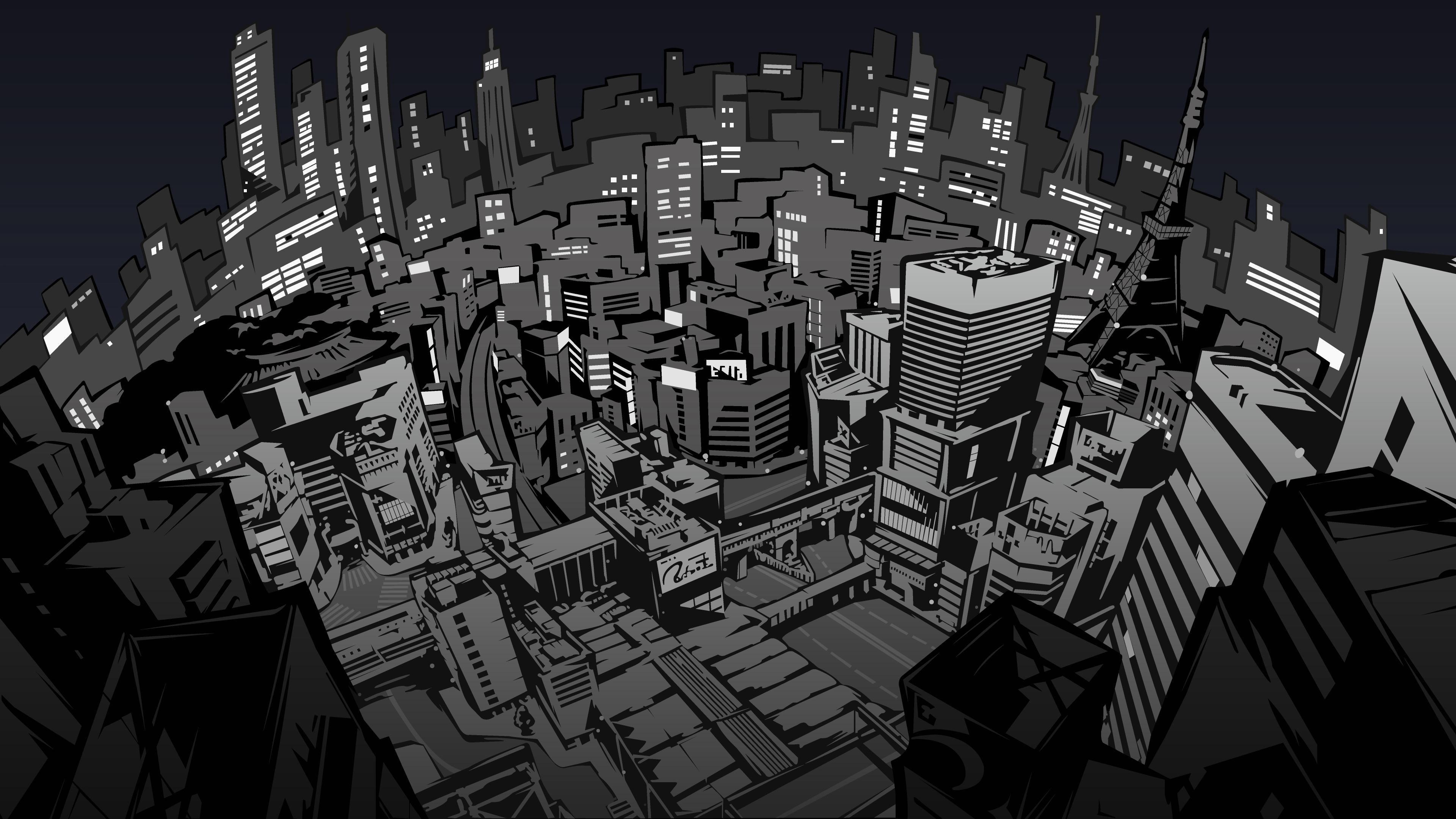 Wallpaper  anime Persona 5 cityscape city water noir 2896x2896   Andrexx3008  1931391  HD Wallpapers  WallHere