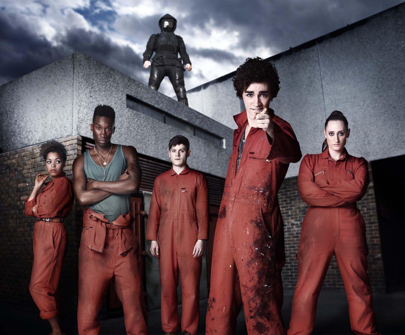 1536x1272 Misfits wallpaper. Inadaptados, Series de tv, A dos metros bajo tierra