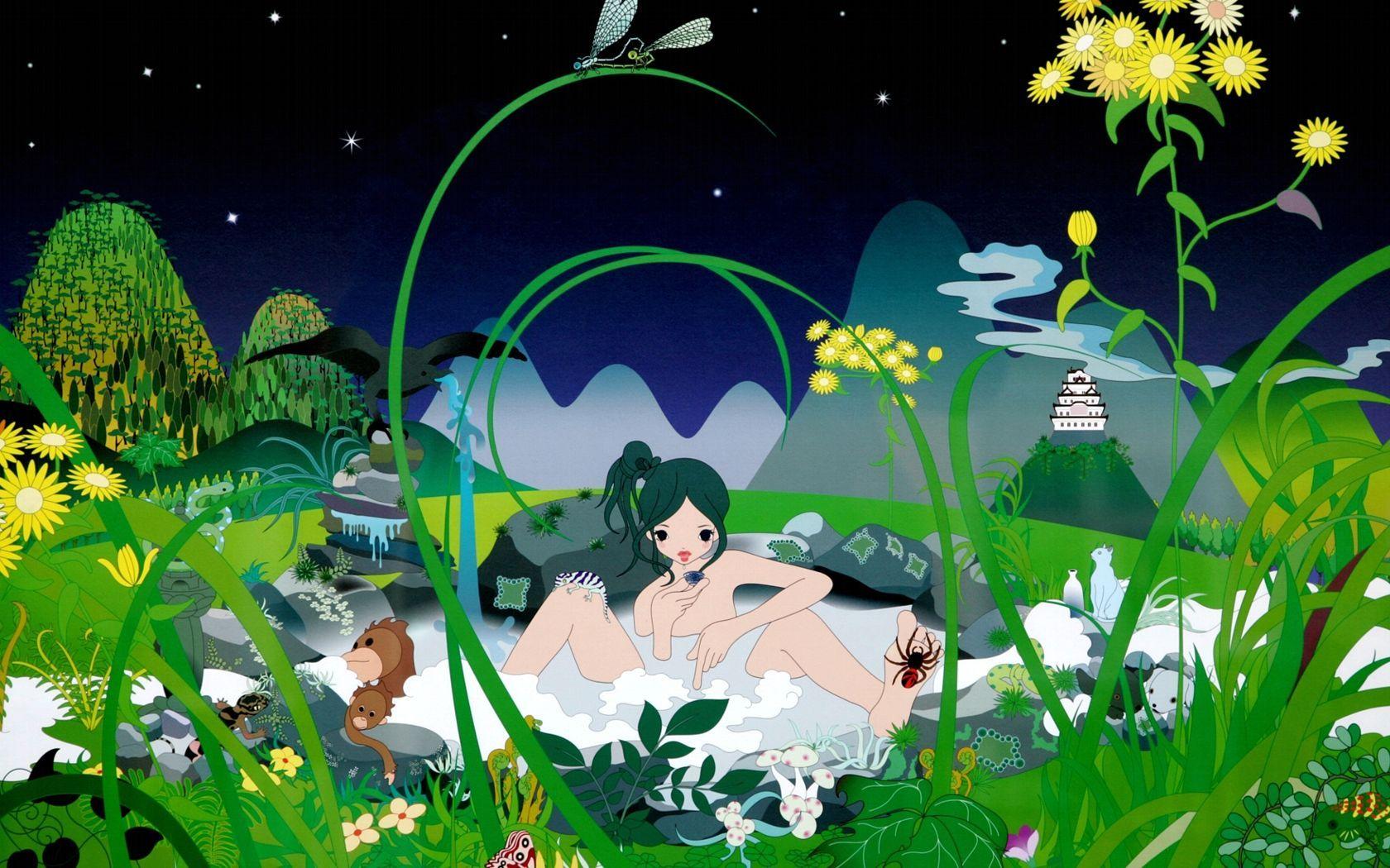 1680x1050 Chiho Aoshima. Art. Superflat, Japanese artists