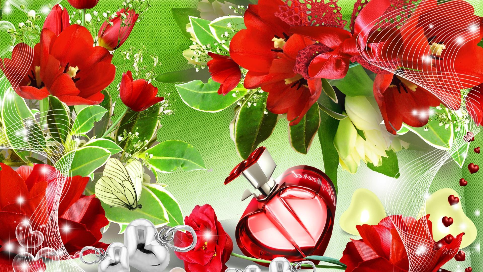 1920x1080 Wallpaper Full HD Butterfly Beautiful Flowers
