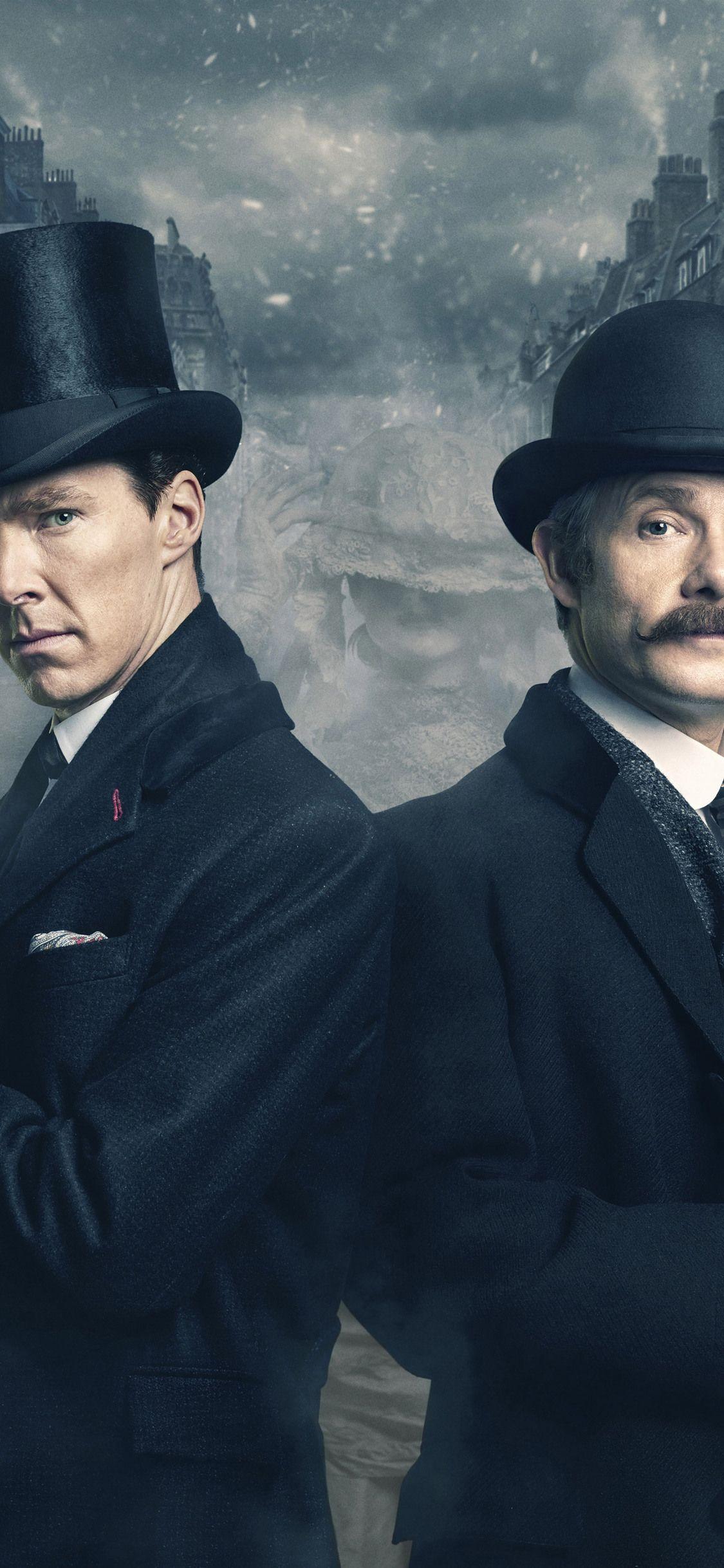 1125x2436 Benedict Cumberbatch And Martin Freeman Sherlock Holmes iPhone XS, iPhone iPhone X HD 4k Wallpaper, Image, Background, Photo and Picture