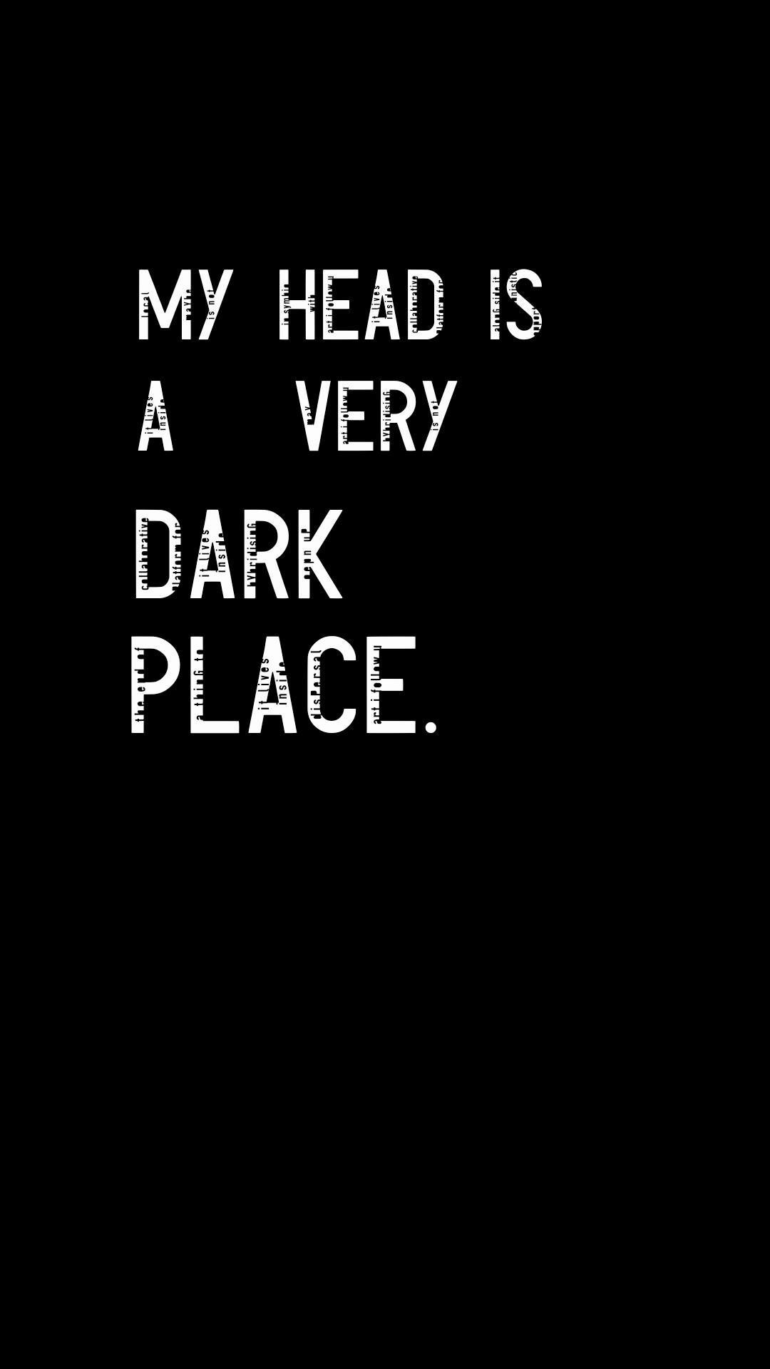 1080x1920 Aesthetic Black Place Wallpaper
