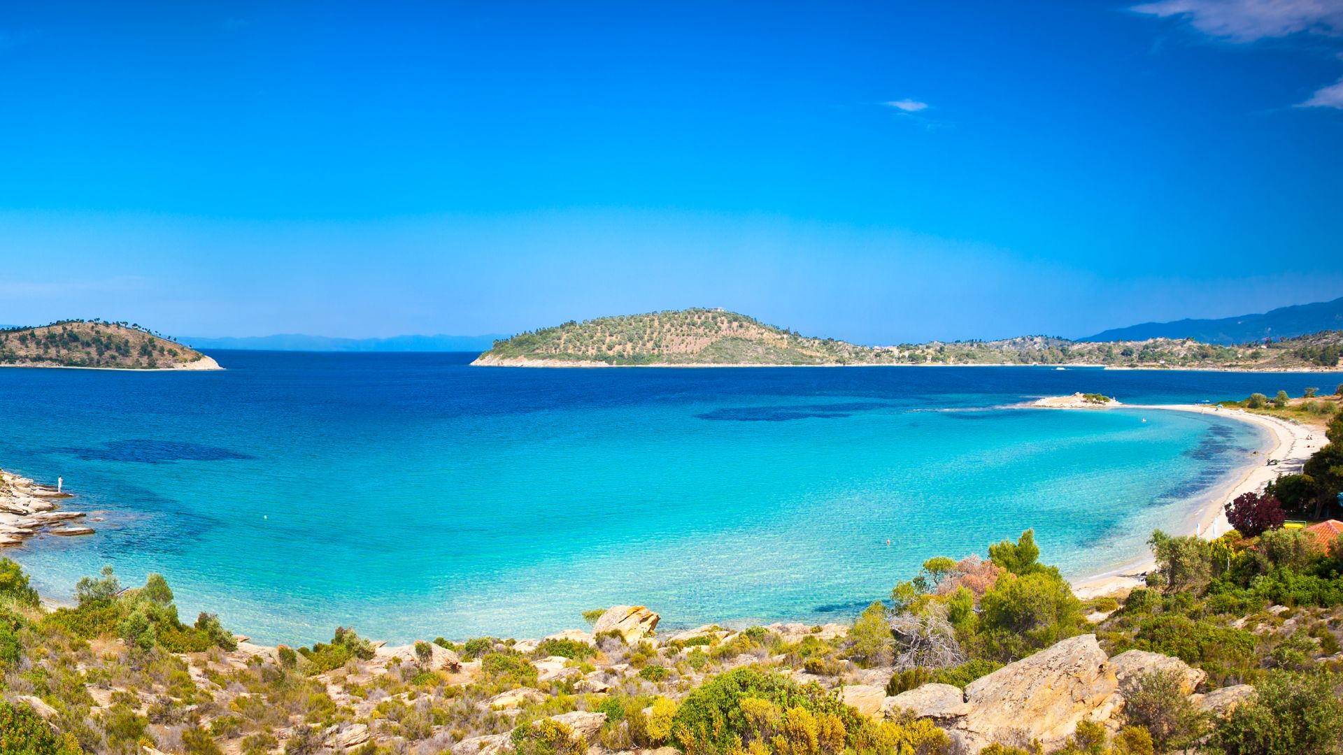 1920x1080 Best Beaches in Halkidiki
