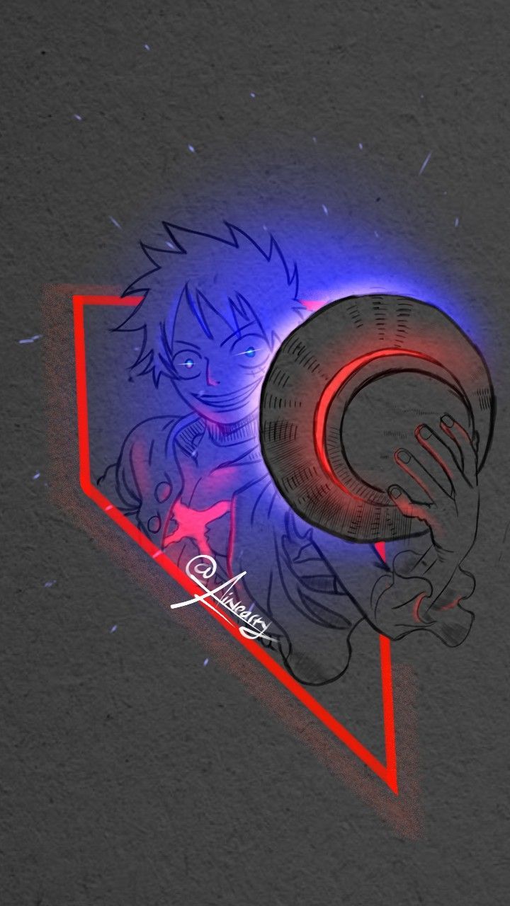 720x1280 Luffy drawing @ainearty