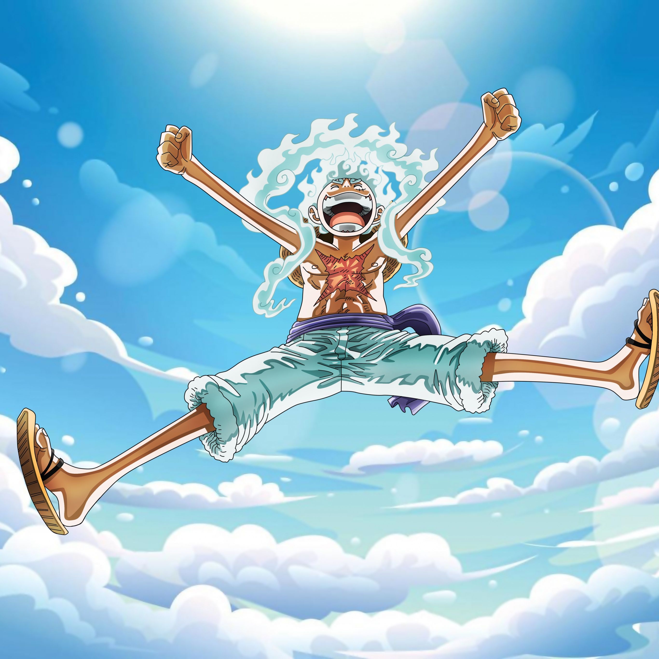 2732x2732 Ultra HD One Piece Wallpaper 1366x768 2048x2048 One Piece Monkey D Luffy Neon 5k iPad Air