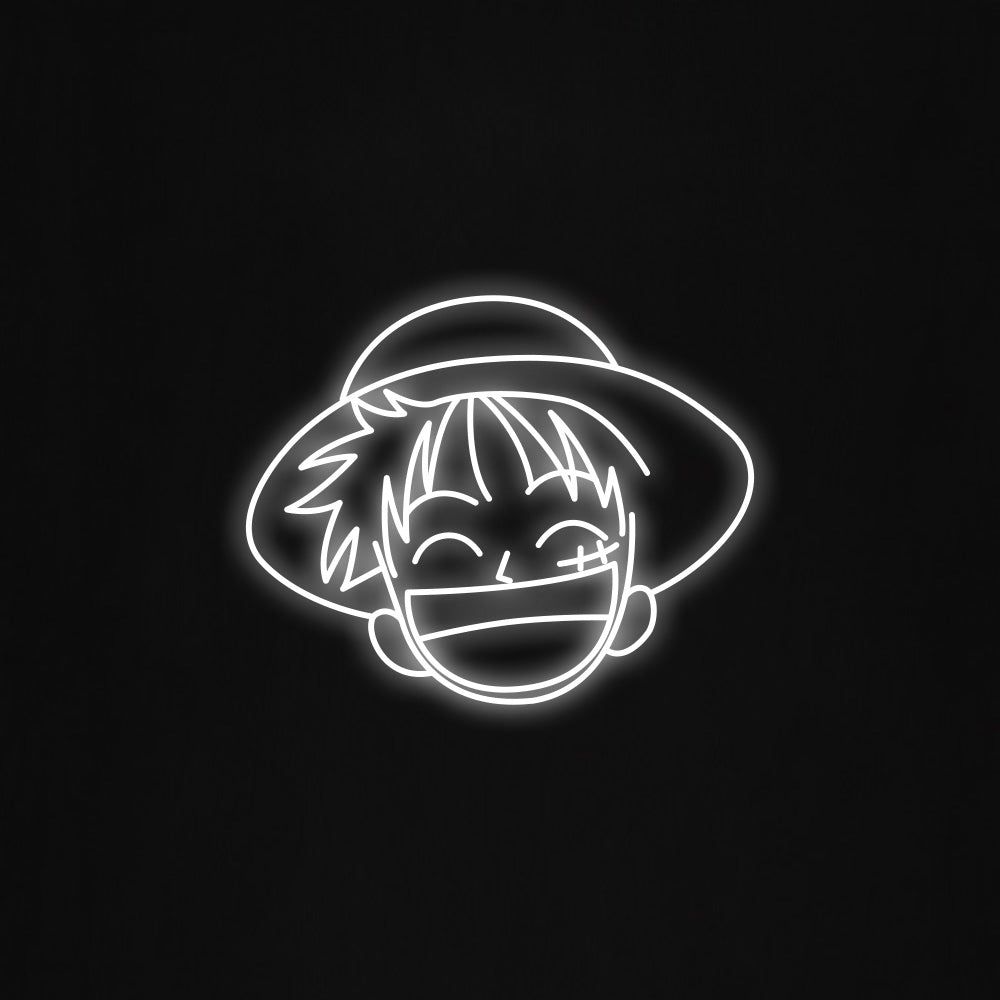 1000x1000 One Piece Luffy Neon Wallpaper One Piece Luffy Neon Licht, Wand Dekoration, Geschenkidee Für
