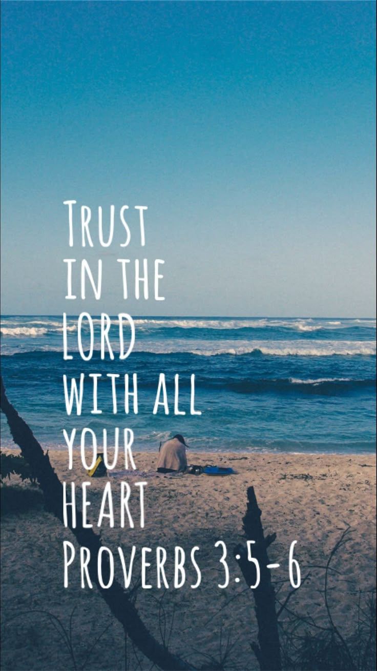 736x1308 Bible Verse Wallpaper iPhone, Trust In The Lord, iPhone Wallpaper, Digital Print, Instant Download