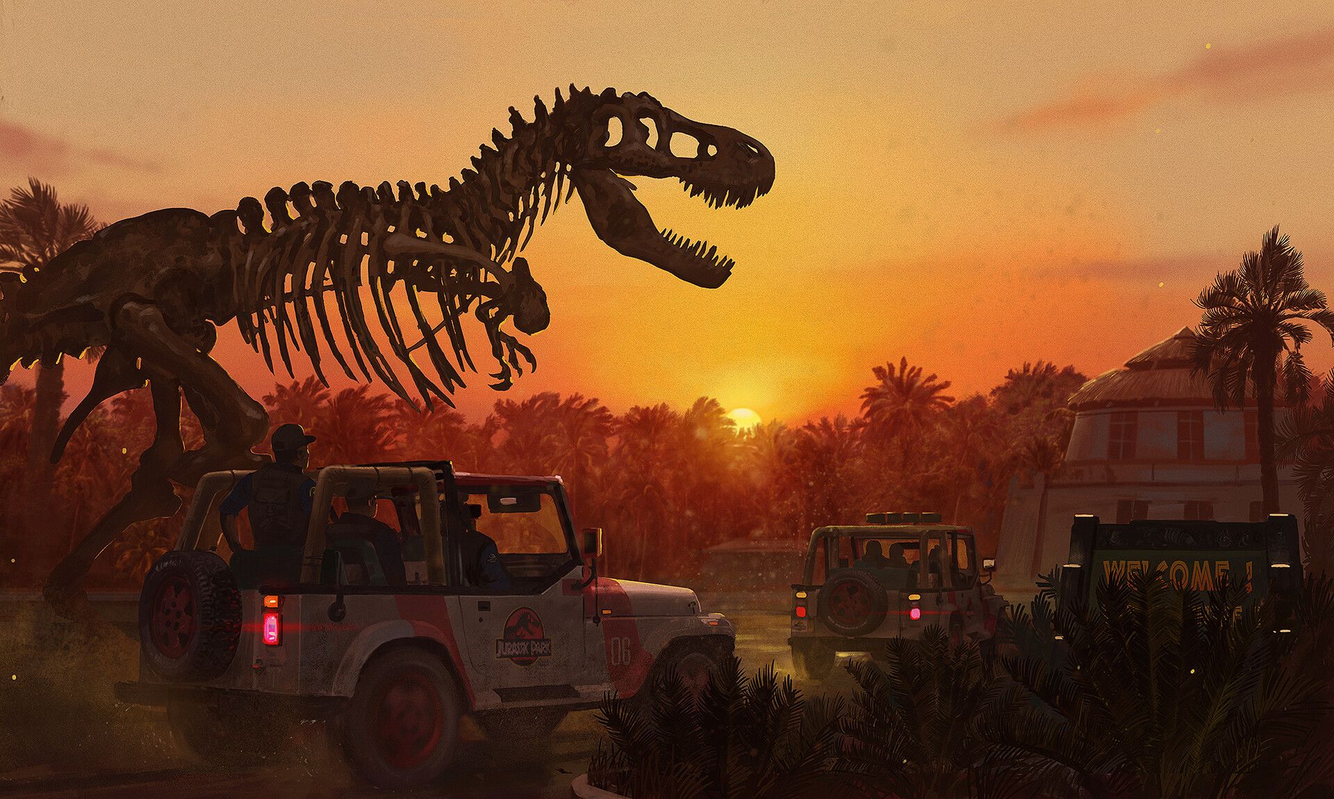 1920x1150 Isla Nublar ( Jurassic Park Fanart )