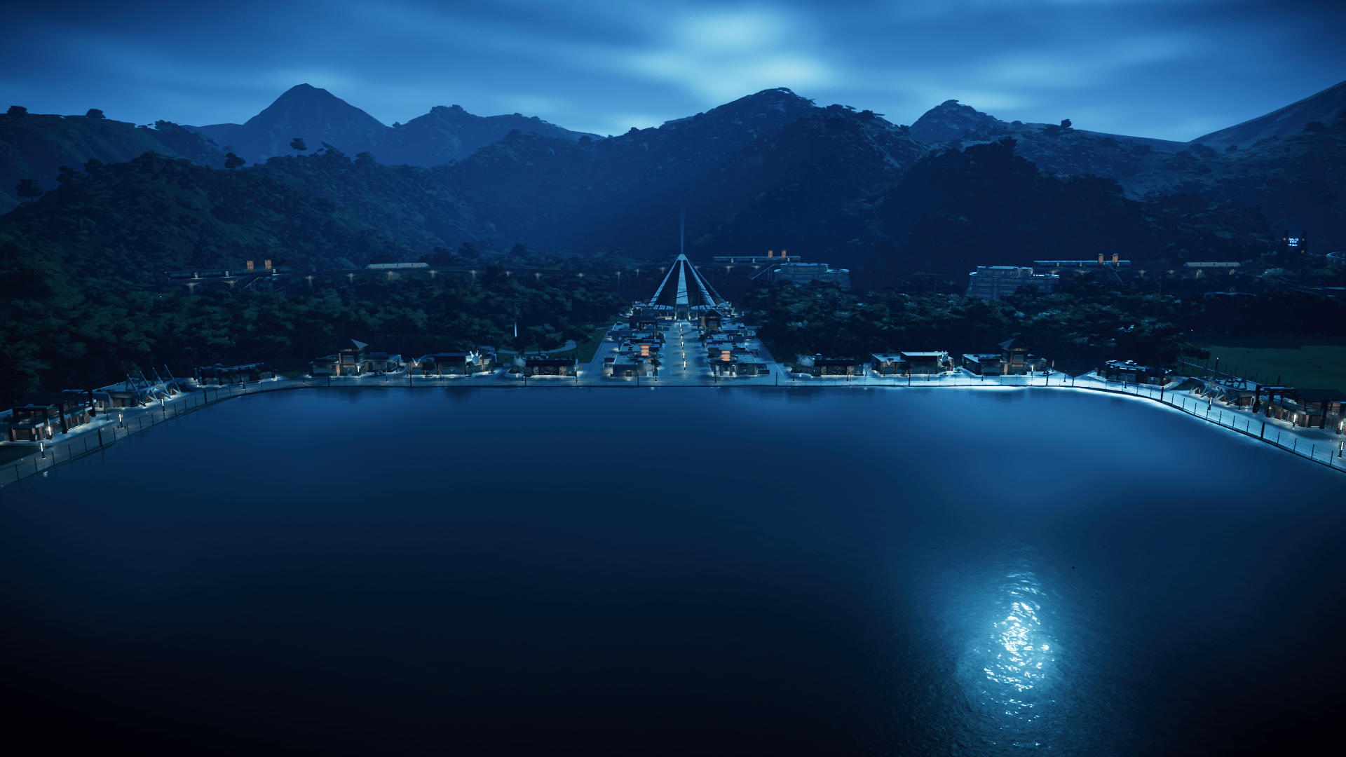 1920x1080 Isla Nublar Wallpaper