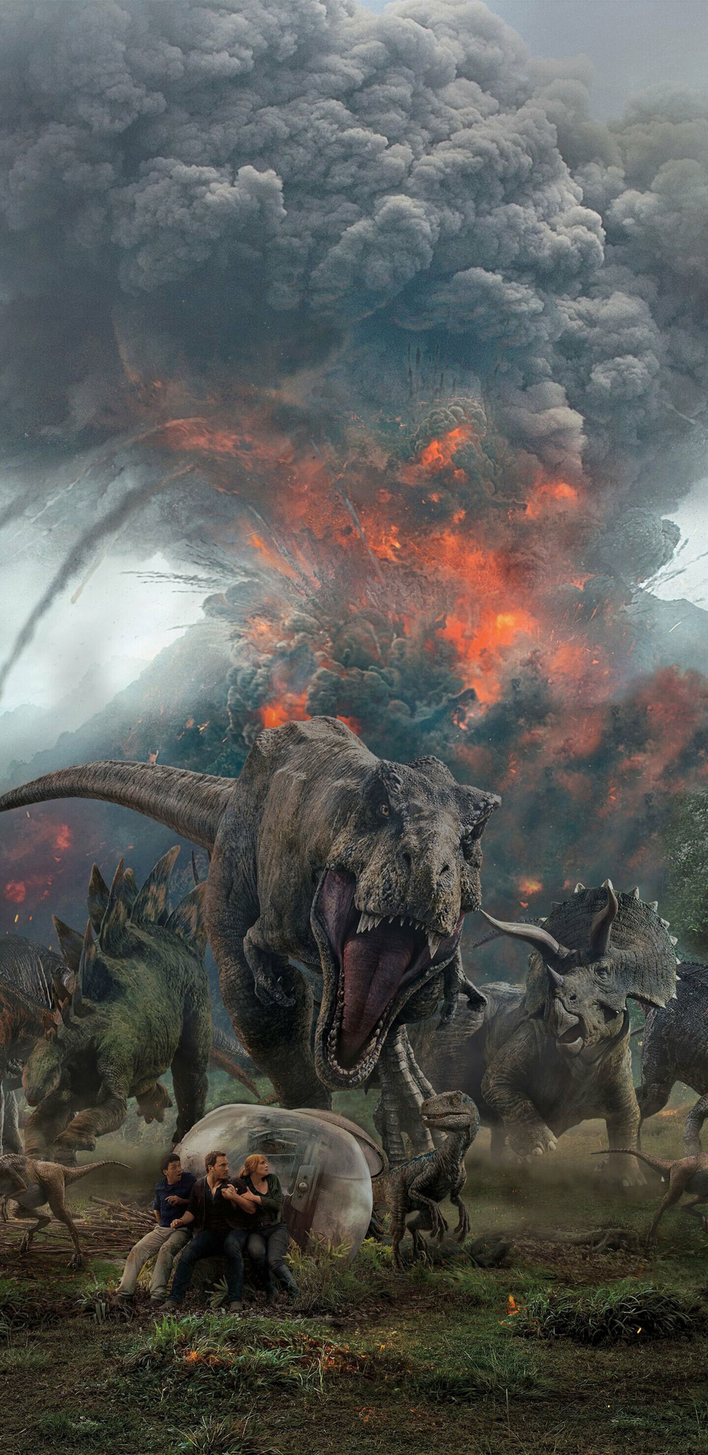 1440x2960 Jurassic World Wallpaper