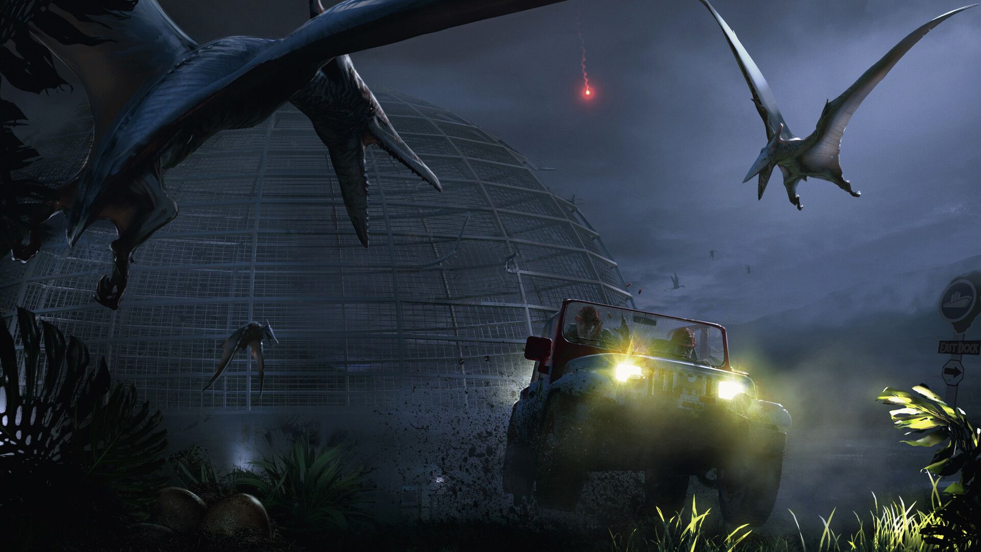 1920x1080 Pierre Santamaria Park & Tiago : Escape from Isla Nublar