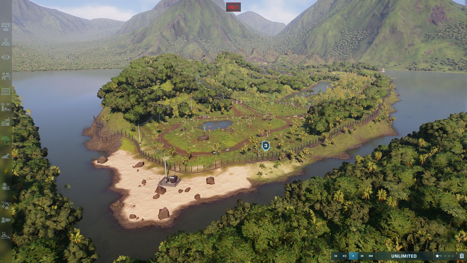 1920x1080 My depiction of Isla Nublar based on the novel