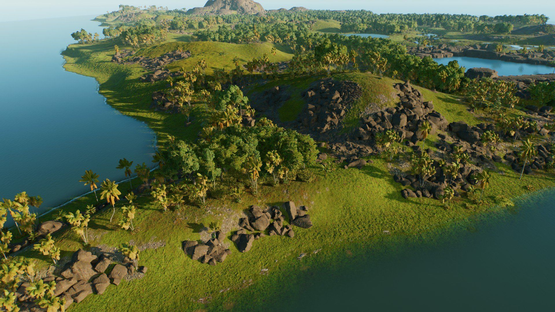 1920x1080 Isla Nublar Vacia World Evolution 3