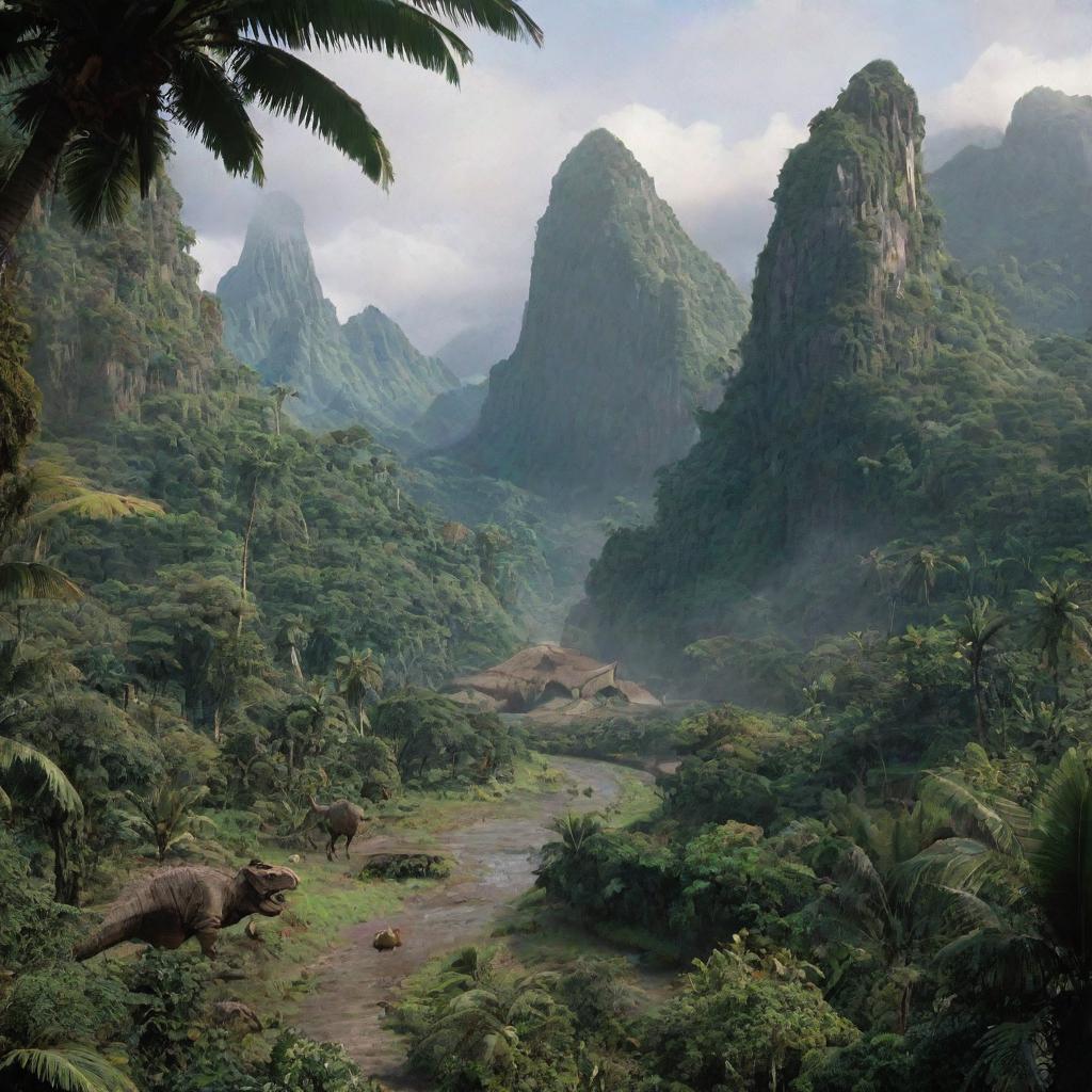 1024x1024 Welcome to Isla Nublar: The Iconic Theme Park