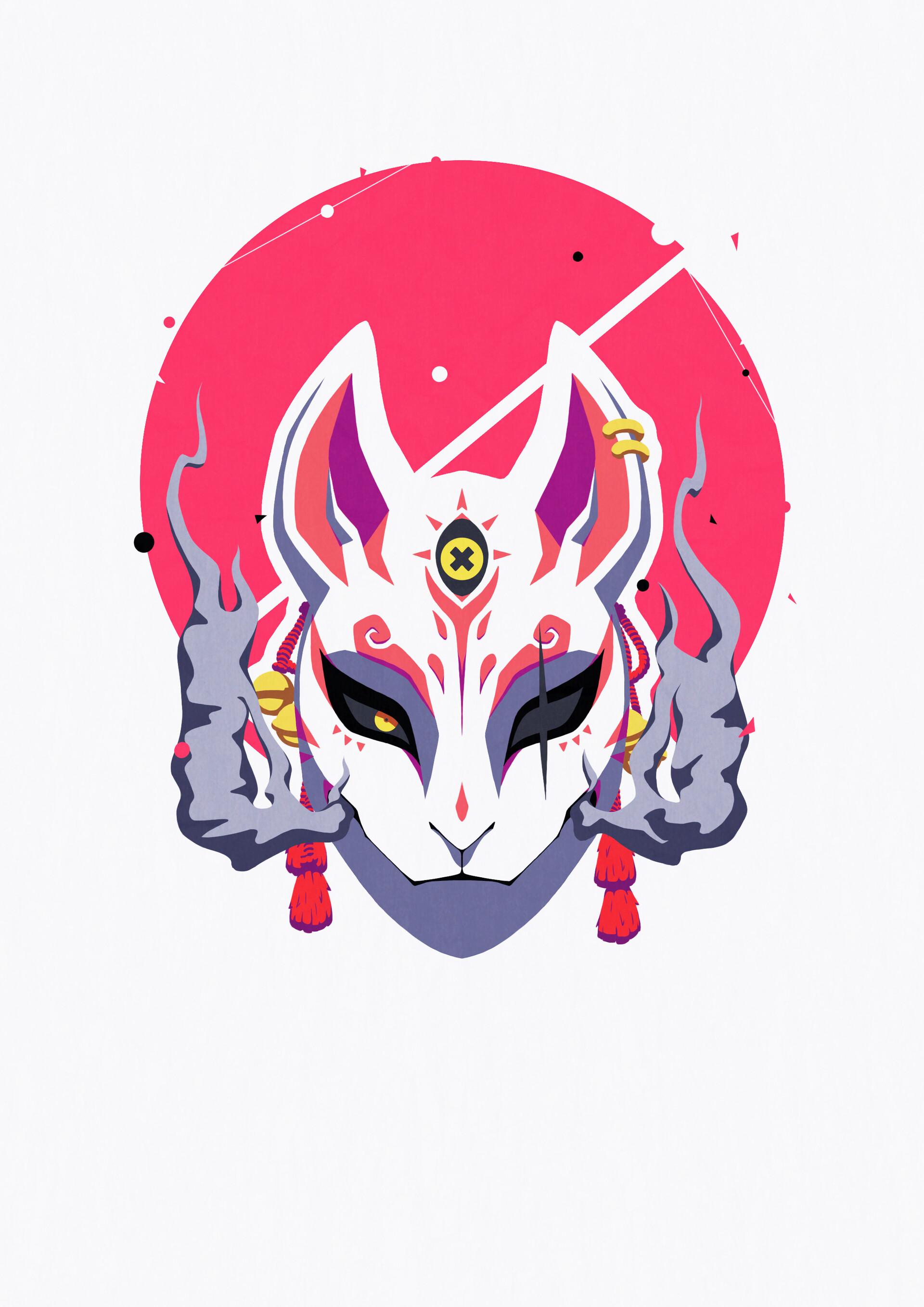 1920x2716 Colored Kitsune Maks by Callum Clementson Wallpaper and Free