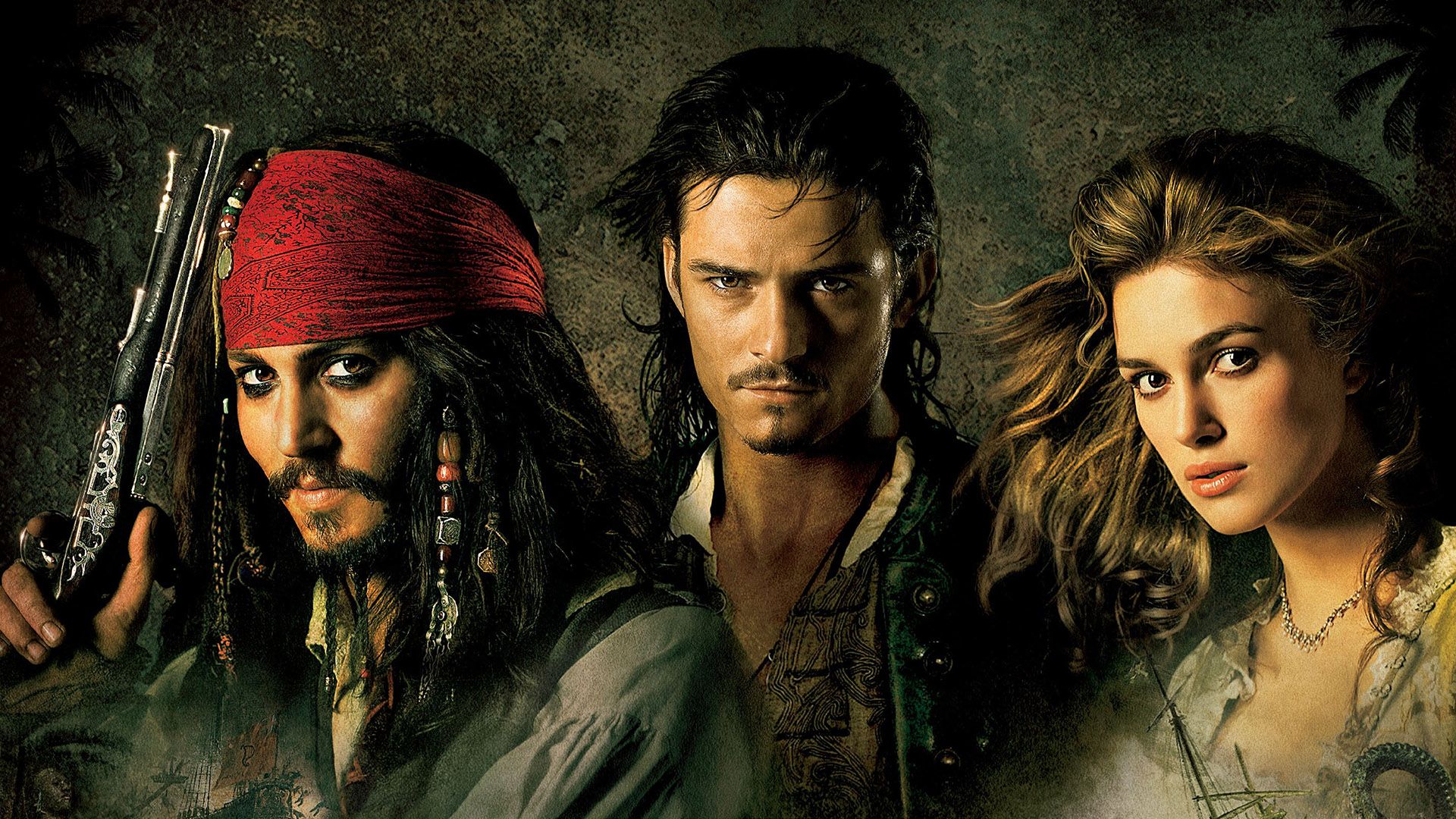 1920x1080 Pirates of the Caribbean: Dead Man's Chest HD Wallpaper, Will & Elizabethx1080